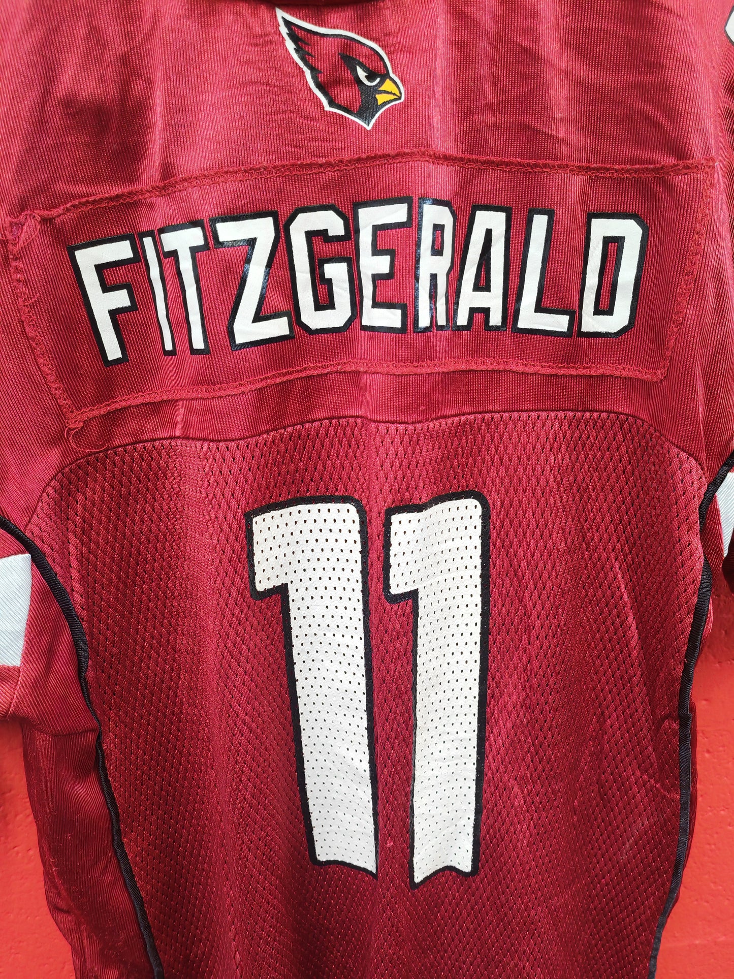 Youth Reebok Arizona Cardinals NFL Jersey, #11 Fitzgerald, Red, Size YL