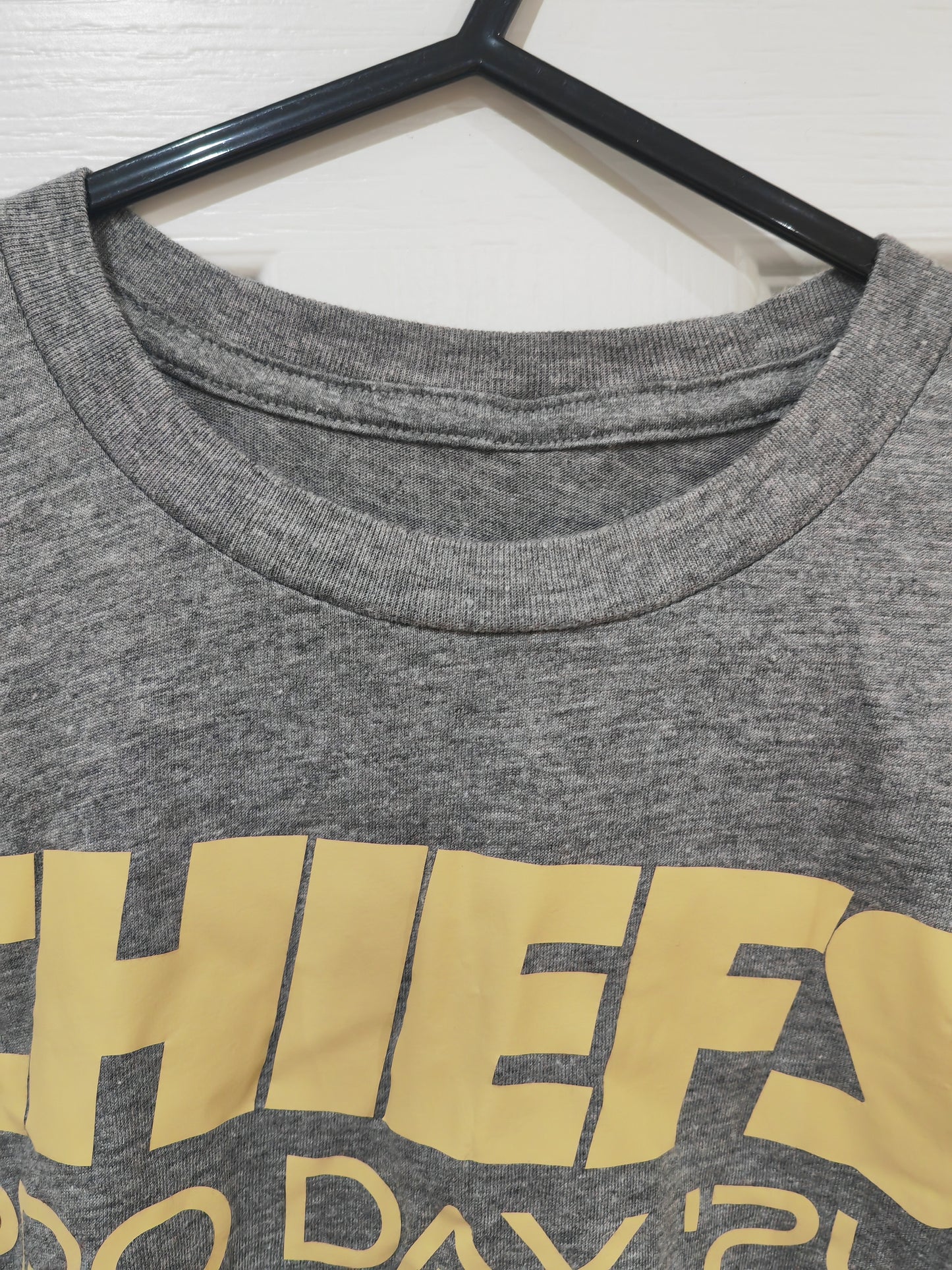 Unbranded Kansas City Chiefs Pro Day Short Sleeve T Shirt, Grey, Size M/L