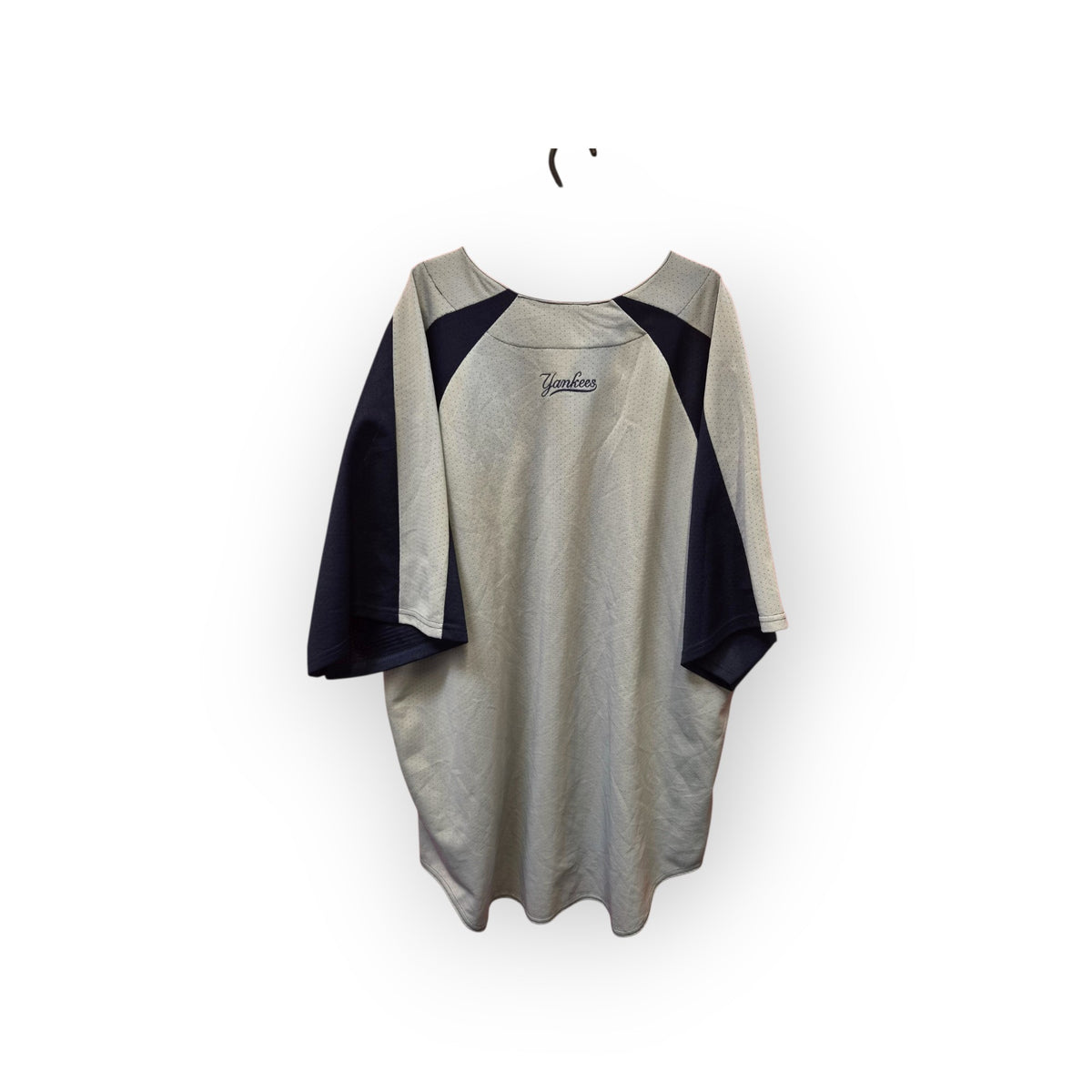 Majestic New York Yankees MLB Baseball Jersey, Navy/Grey, Size XXL