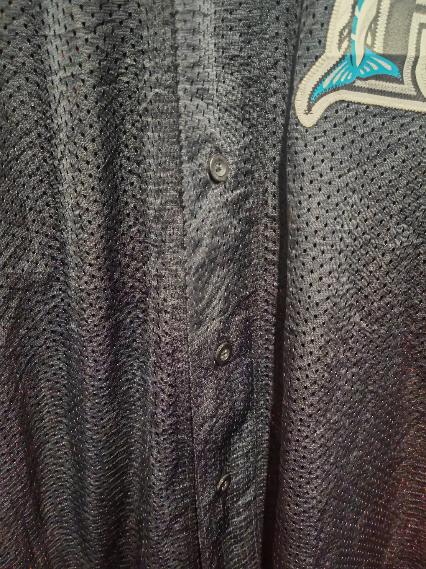 Russell Athletic Florida/Miami Marlins Mesh MLB Baseball Jersey, Black, Size XXL