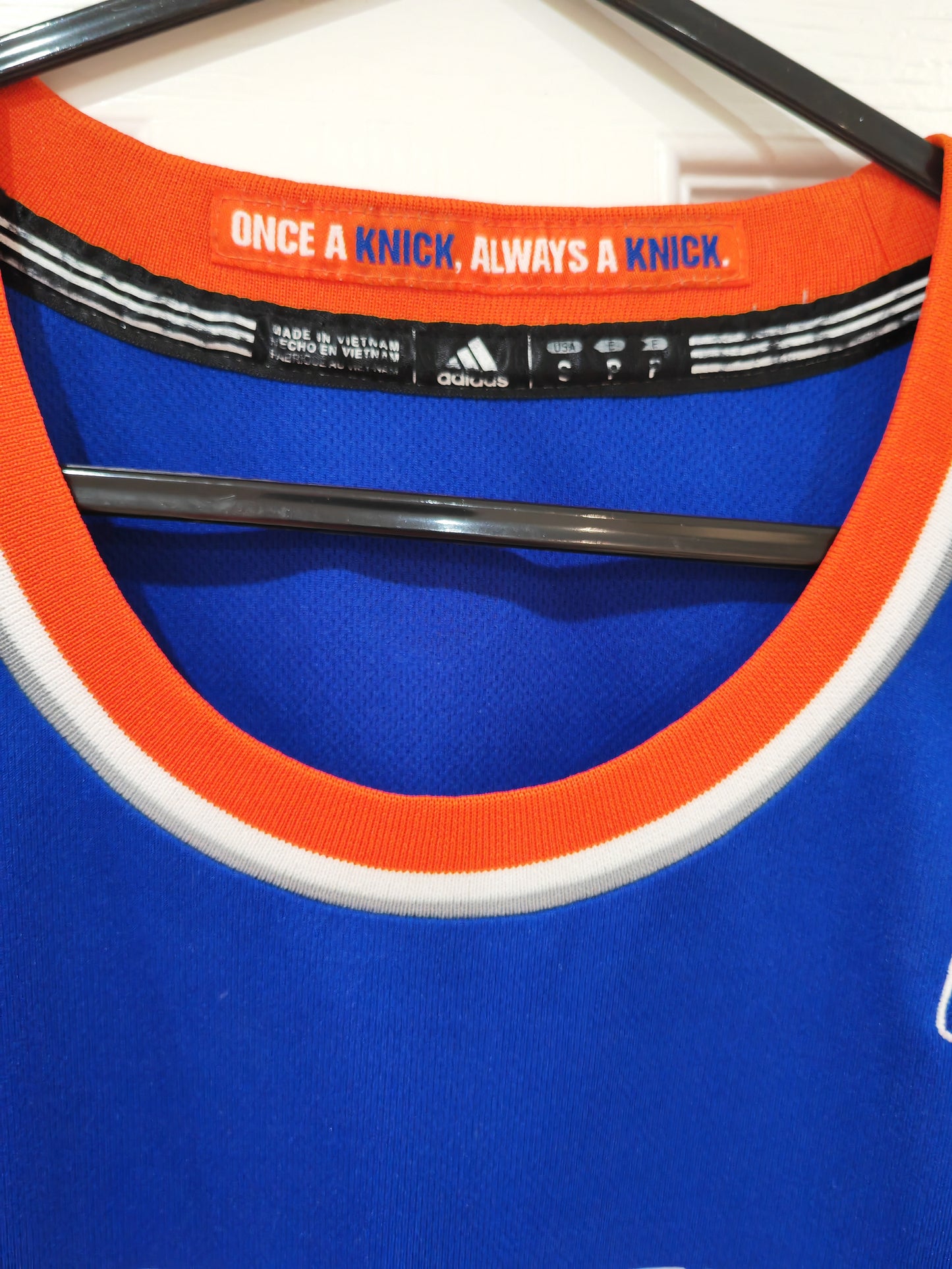 Adidas New York Knicks NBA Jersey, #5 Kidd, Blue, Size Small