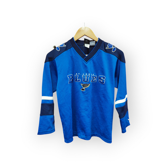 Youth Nike St Louis Blues NHL Jersey Style Top, Blue, Size YM
