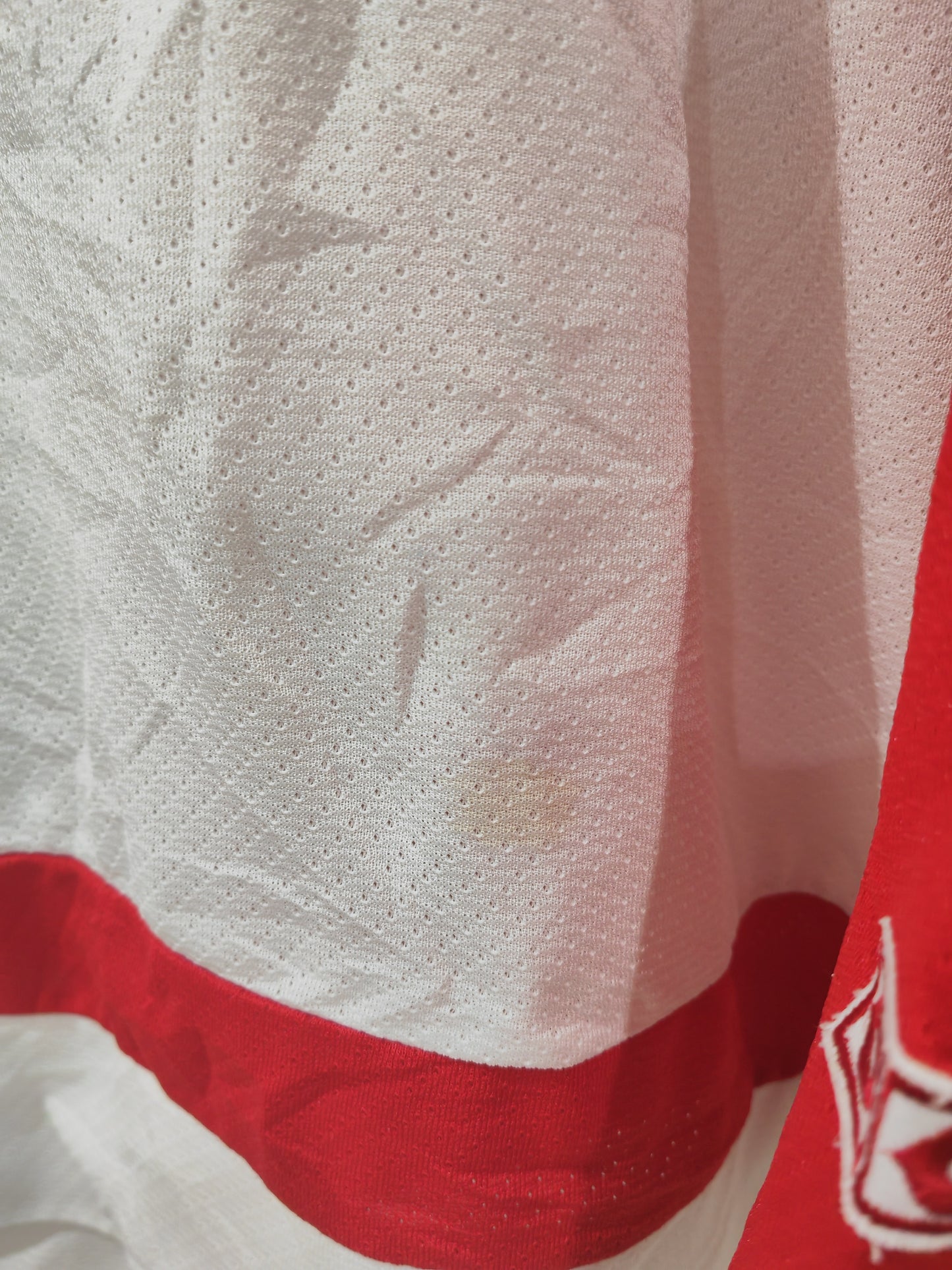CCM Detroit Red Wings NHL Jersey, #9 Yzerman, White, Size Large