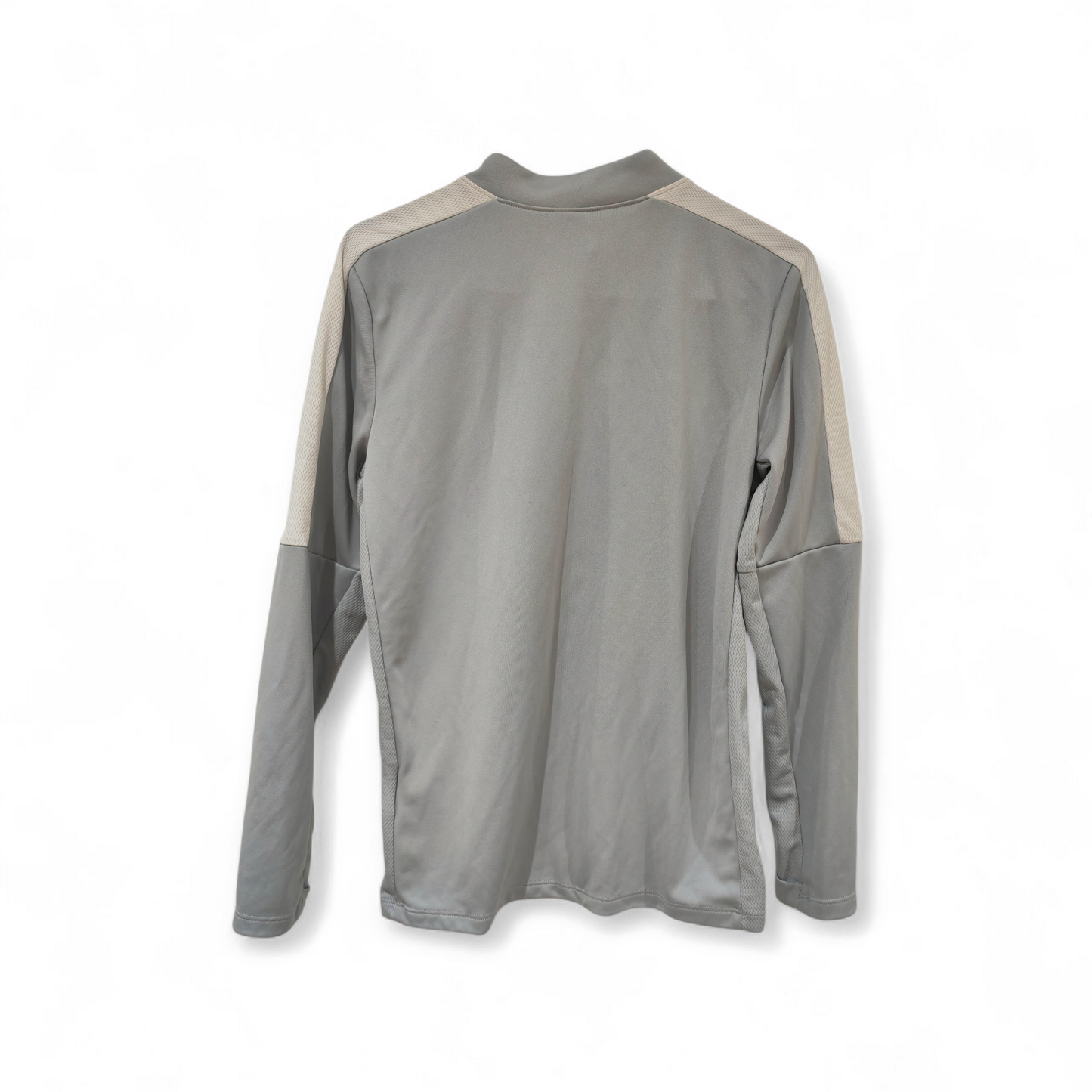 Youth Nike 1/4 Zip Long Sleeve Sports Training Top, Grey, Size Youth Medium