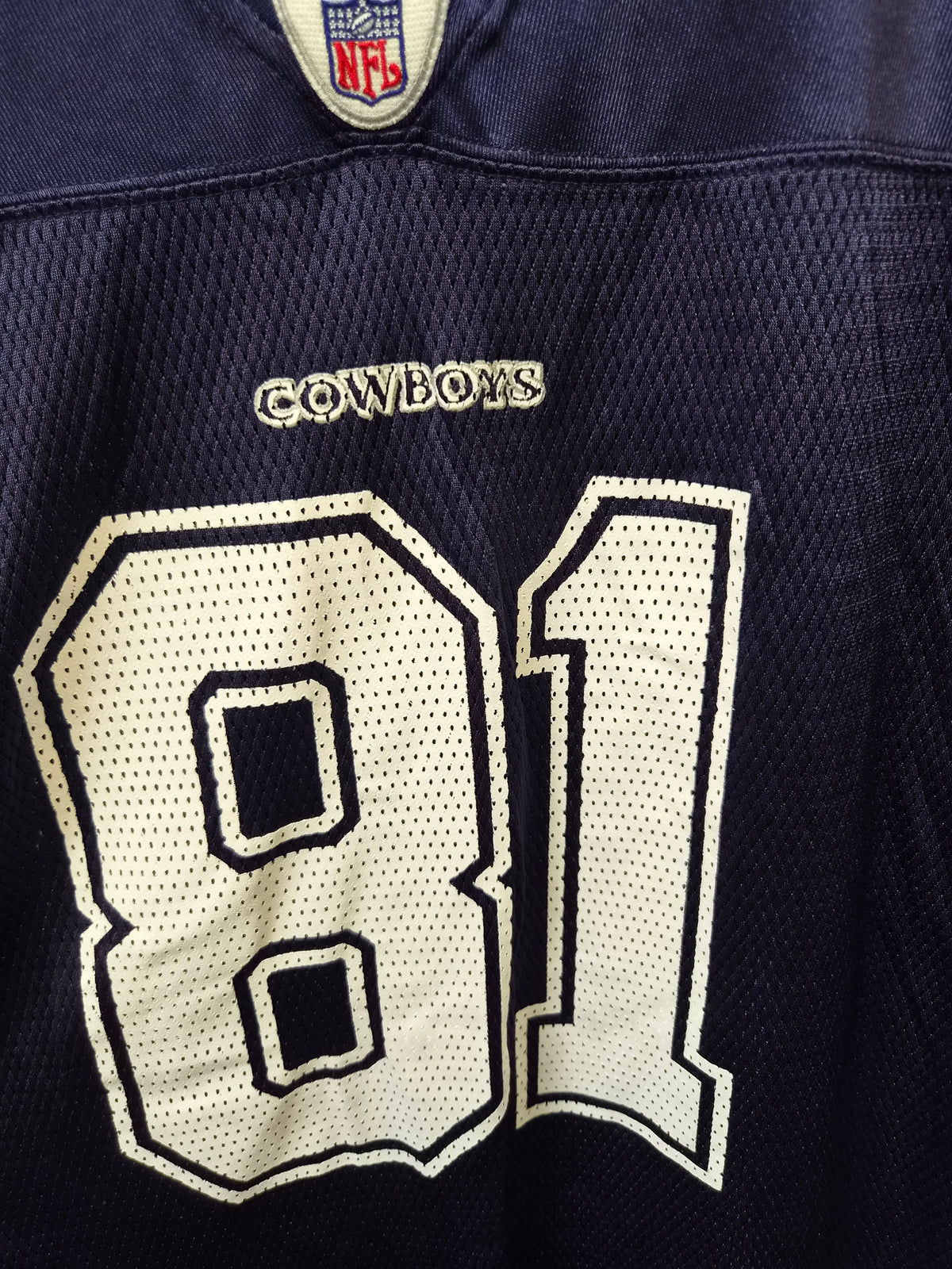Reebok Dallas Cowboys NFL Jersey, #81 Owens, Navy Blue, Size XL