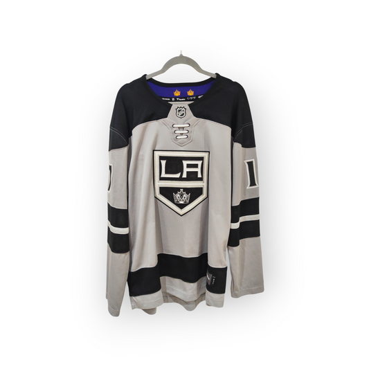 Fanatics Los Angeles Kings NHL Hockey Jersey, #17 Kovalchuk, Grey, Size Large