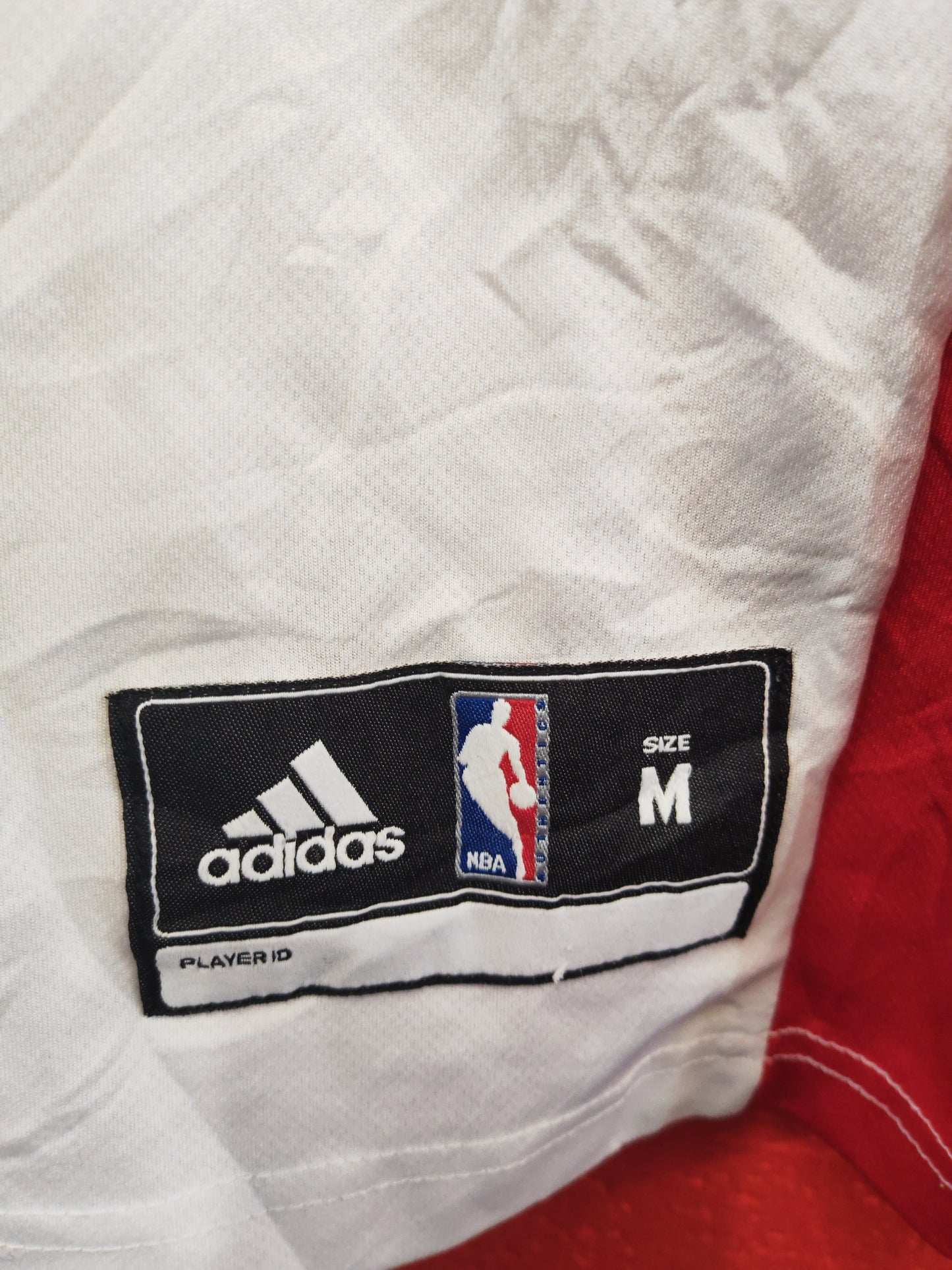 Adidas Detroit Pistons NBA Basketball Jersey, #34 Harris, White, Size Medium