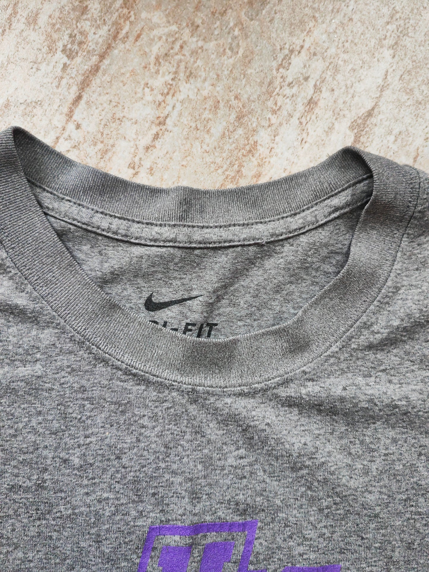 Nike Dri Fit University Of Montevallo Soccer T Shirt, Grey, Size Small