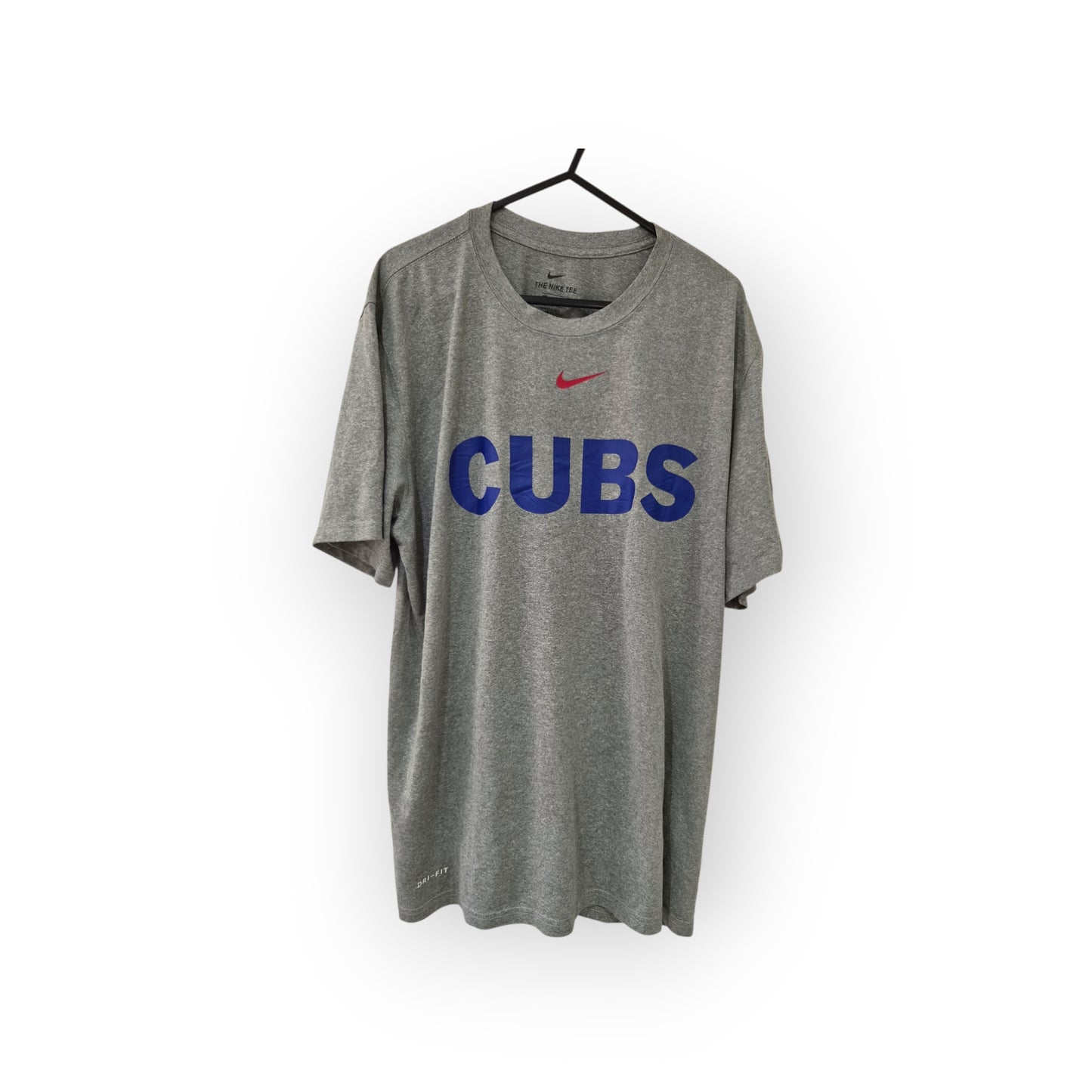 Nike Dri-fit Chicago Cubs MLB T Shirt, Grey, Size XL