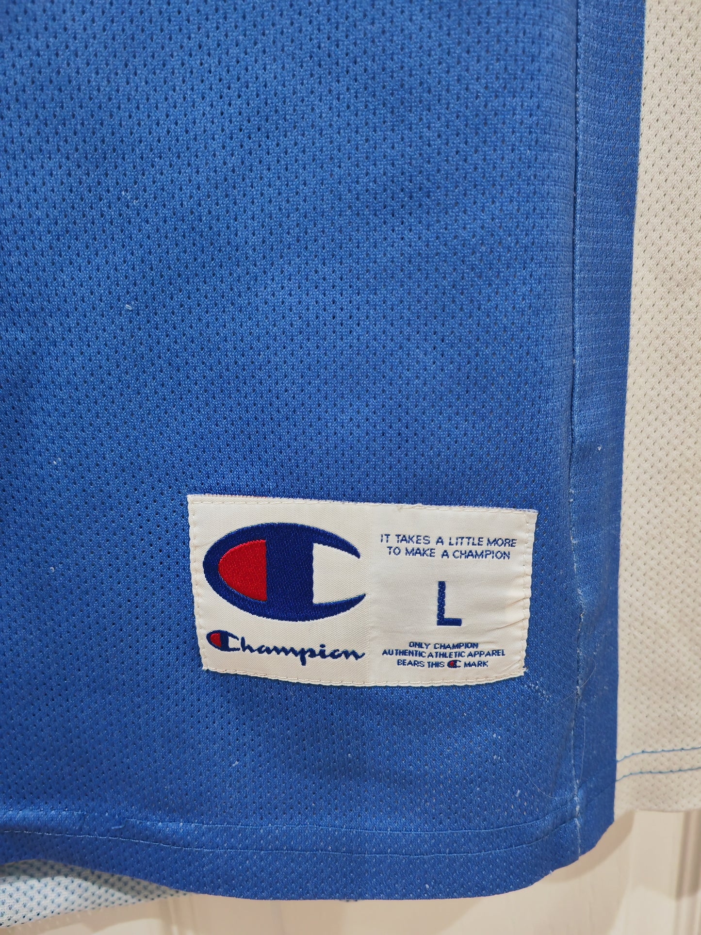 Champion Denver Nuggets NBA Jersey, #3 Iverson, Blue, Size Large