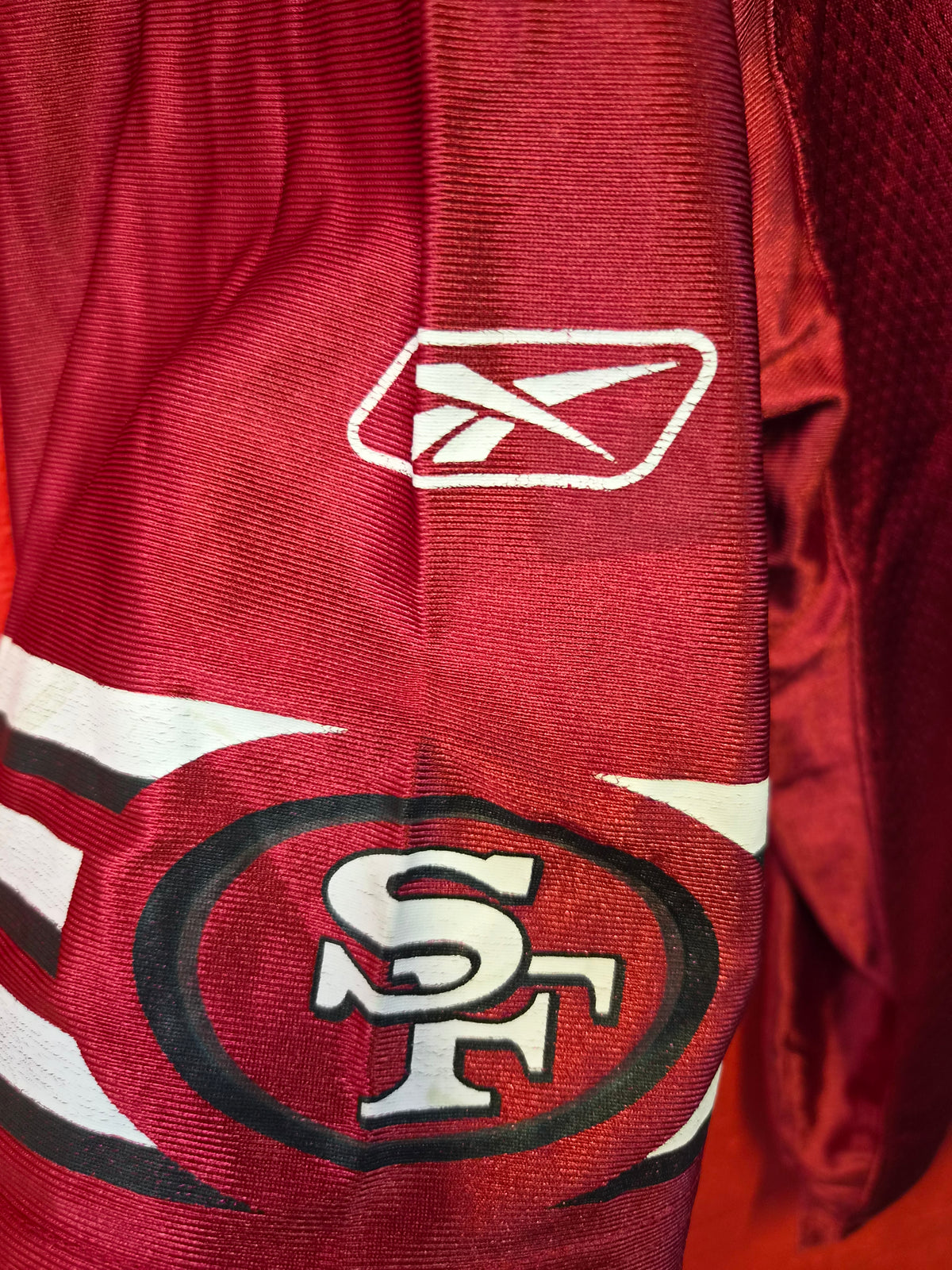 Reebok San Francisco 49ers NFL Jersey, #21 Gore, Red, Size XXXL