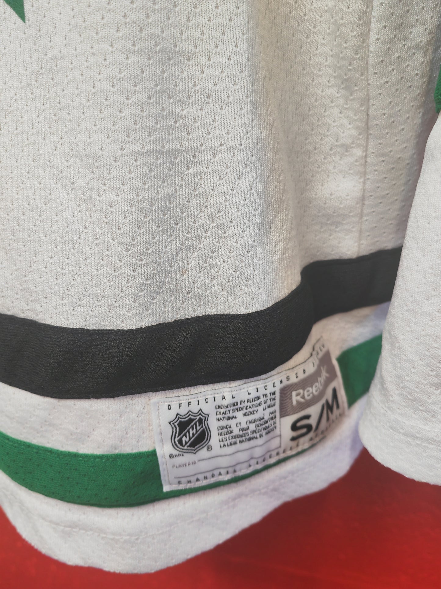 Youth Reebok Dallas Stars NHL Hockey Jersey, White, Size YS/M
