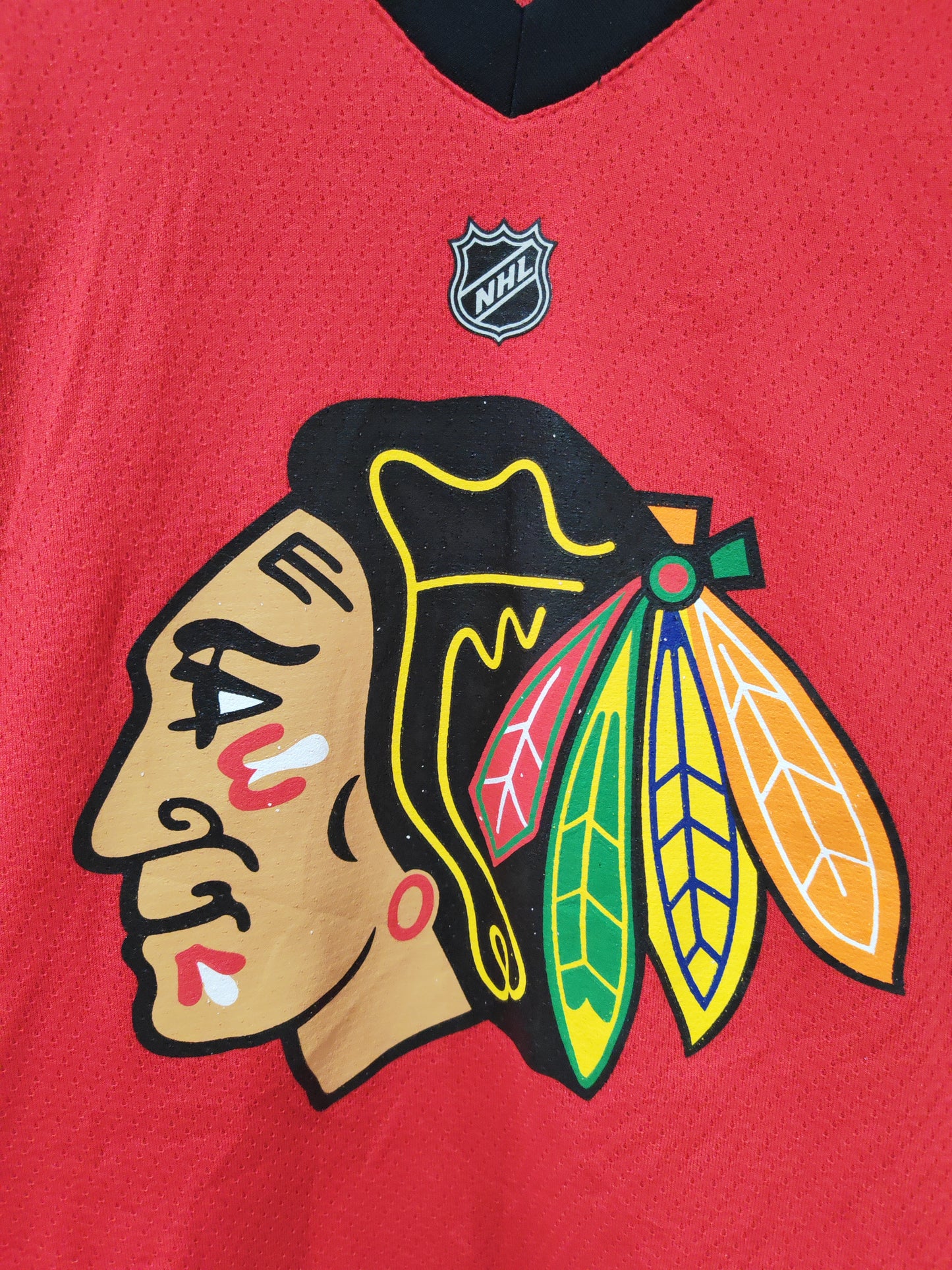 Youth Reebok Chicago Blackhawks NHL Jersey, #72 Panarin, Red, Size YL/XL