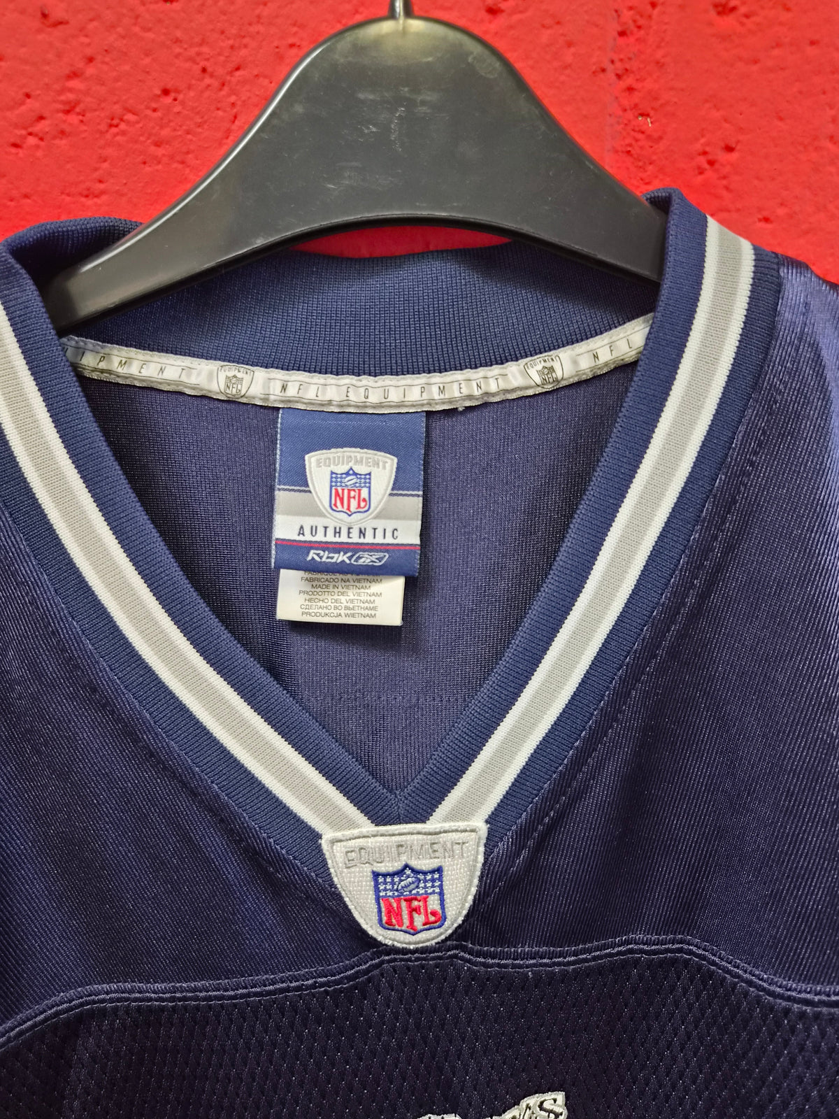 Reebok Dallas Cowboys NFL Jersey, #81 Owens, Navy Blue, Size XL