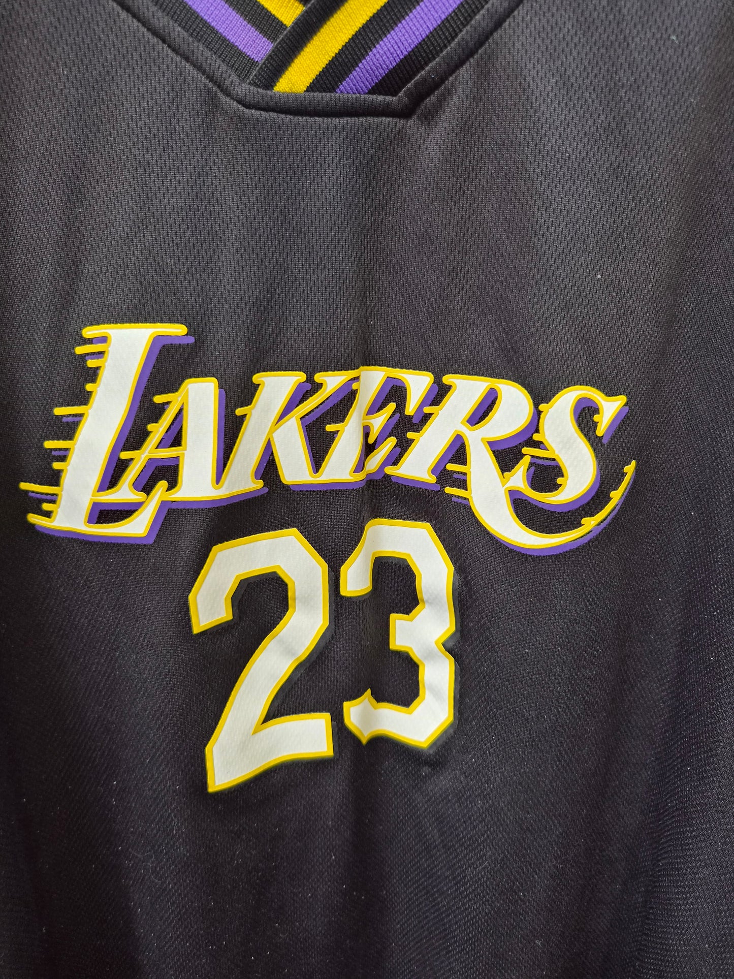 Women's Primark NBA Los Angeles Lakers Jersey Dress, #23 James, Black, Size XXL