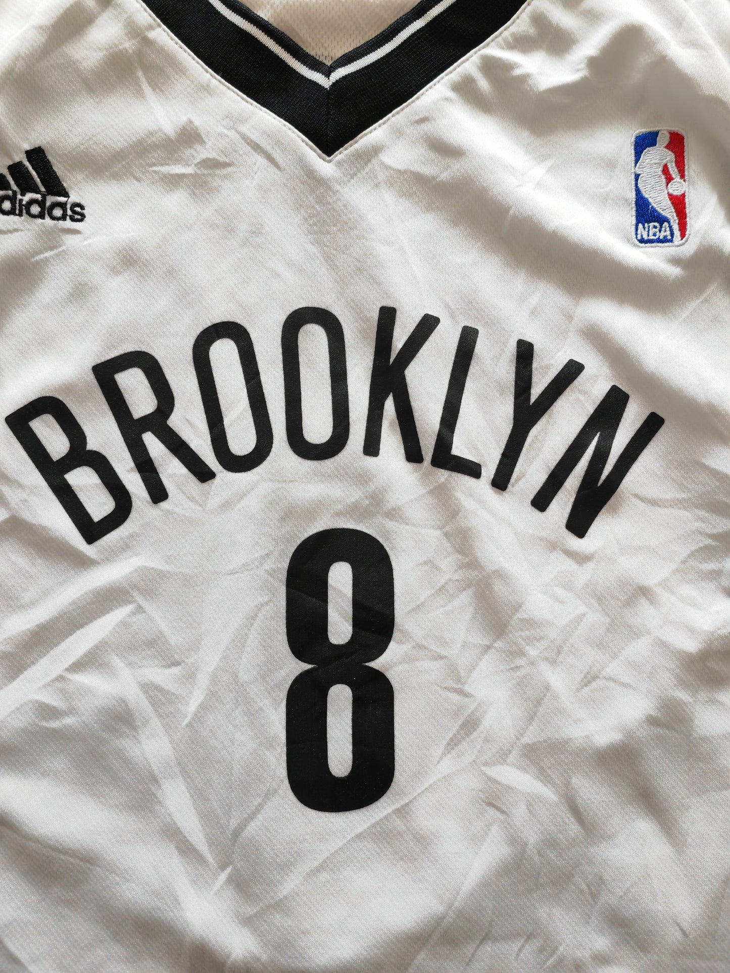 Youth Adidas Brooklyn Nets NBA Jersey, #8 Williams, White, Size YL