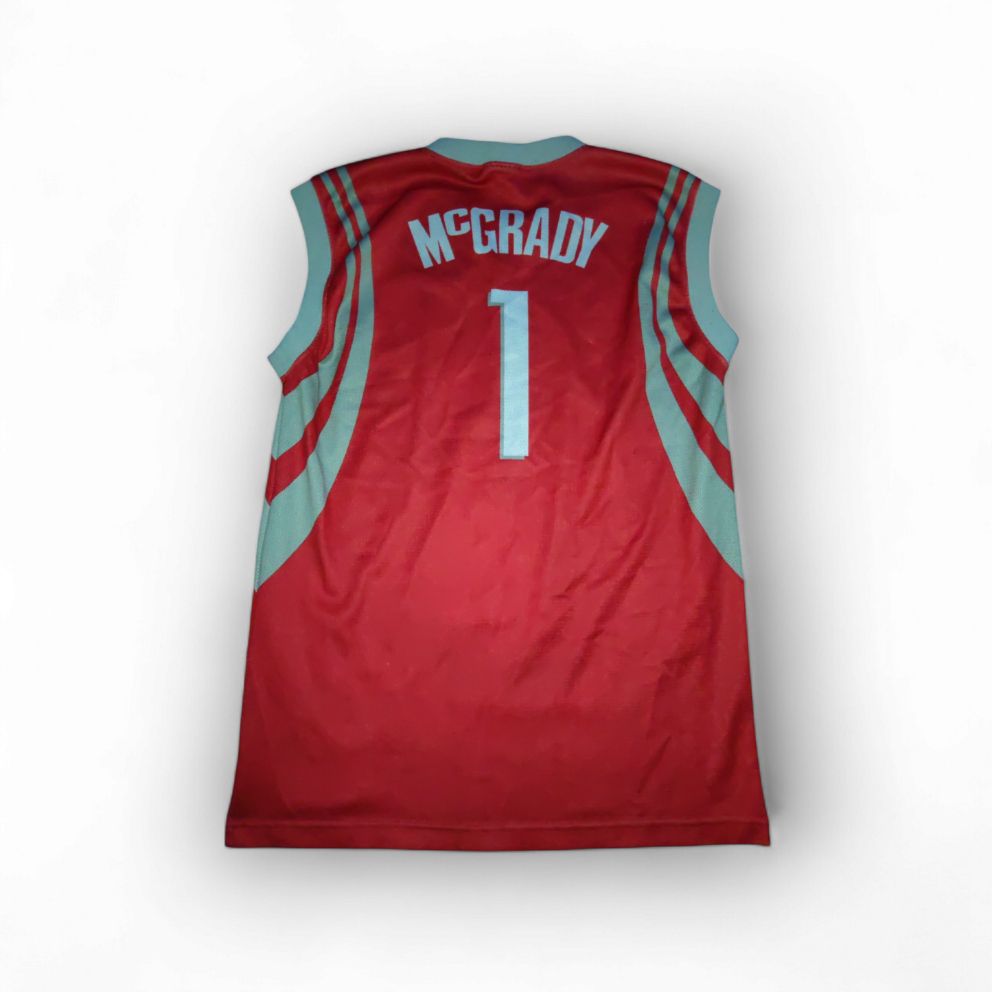 Champion Houston Rockets NBA Jersey, #1 McGrady, Red, Size Small