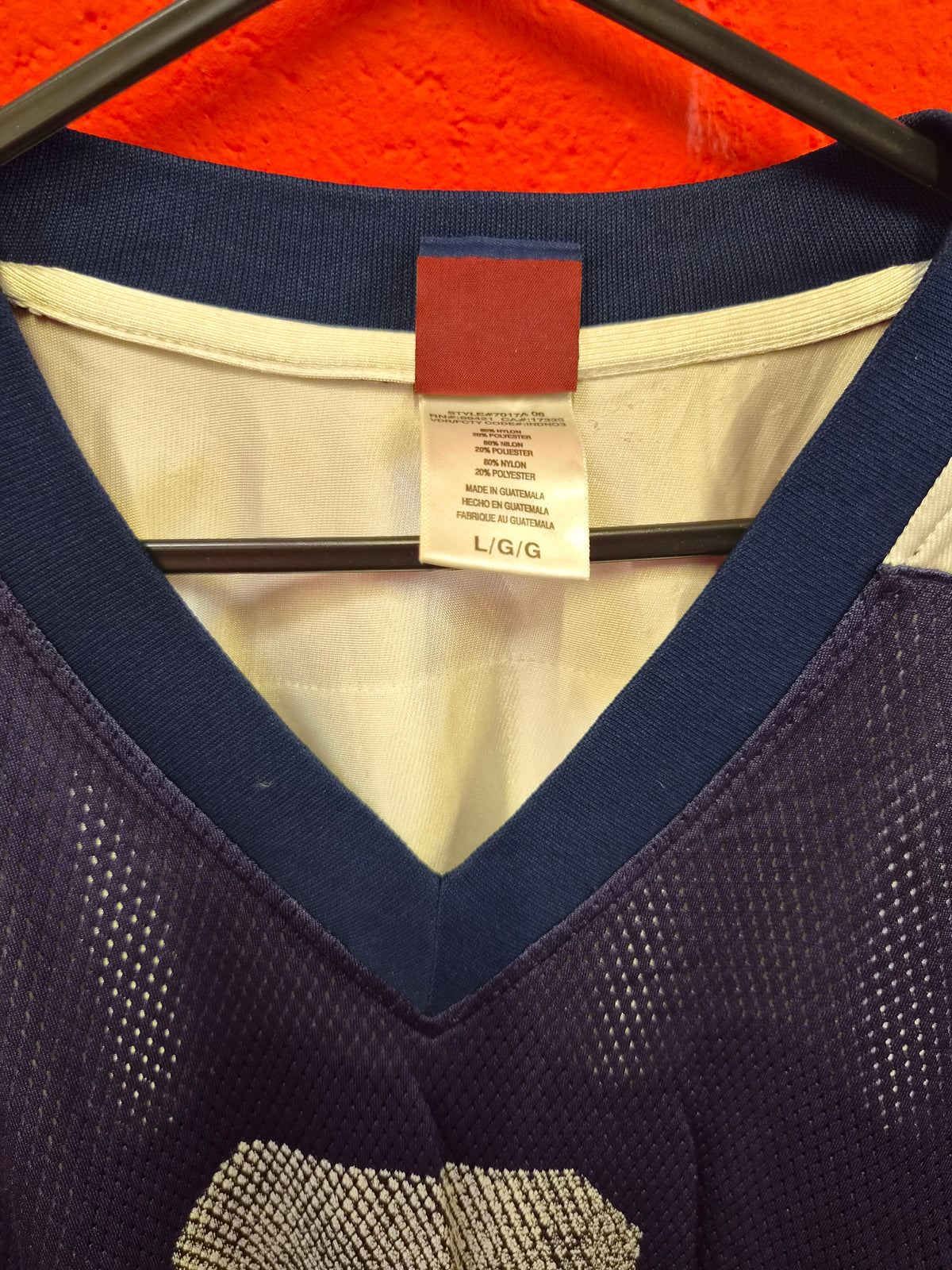 Reebok Dallas Cowboys NFL Jersey, #9 Romo, Navy, Size Large