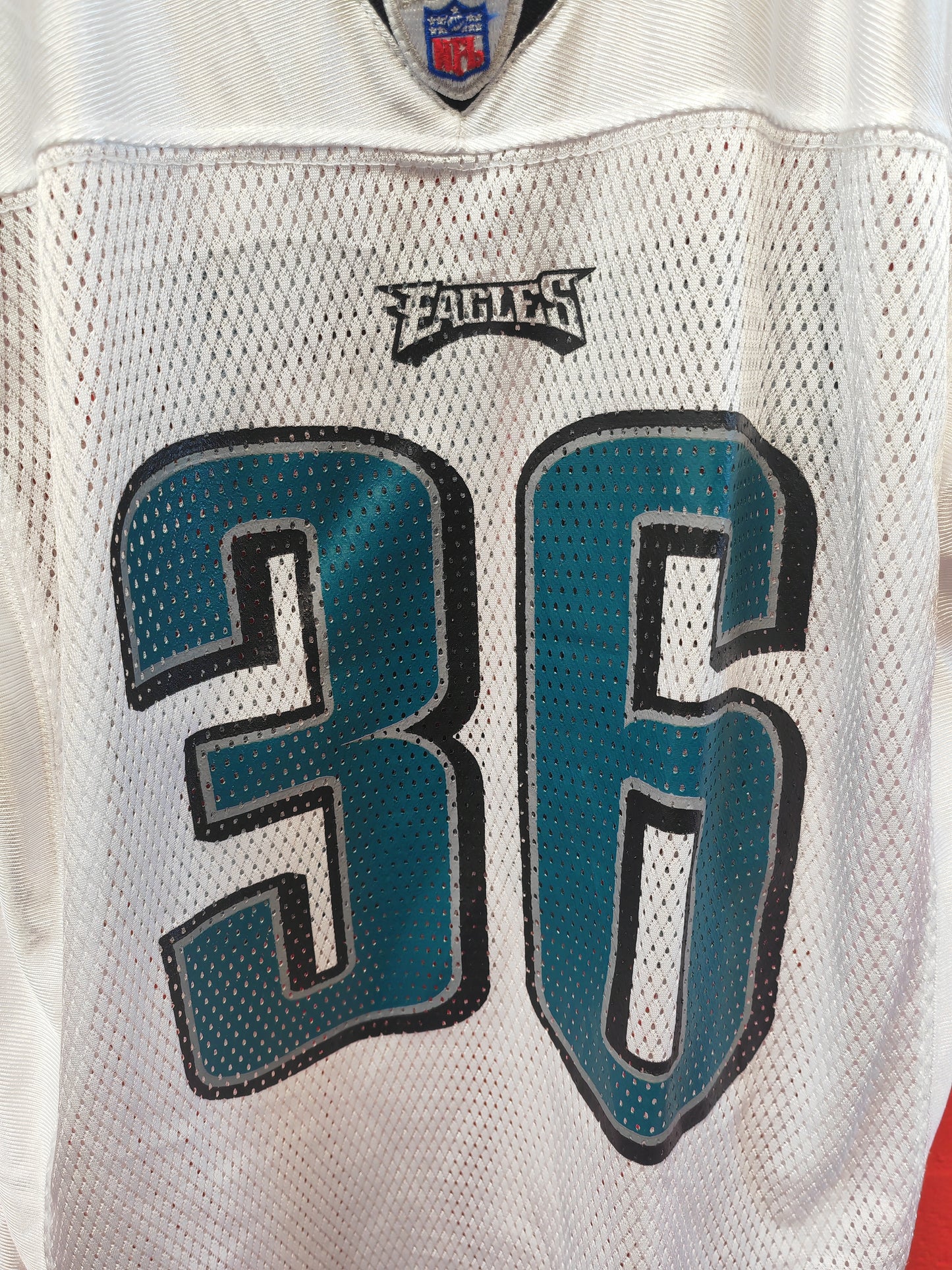 Youth Reebok Philadelphia Eagles NFL Jersey, #36 Westbrook, White, Size YL 14-16