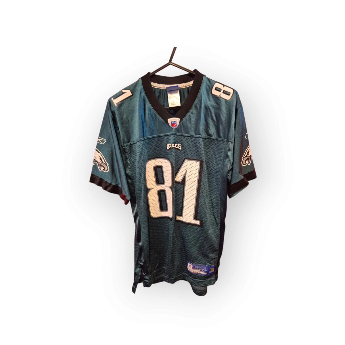 Youth Reebok Philadelphia Eagles NFL Jersey, #81 Owens, Green, Size YL