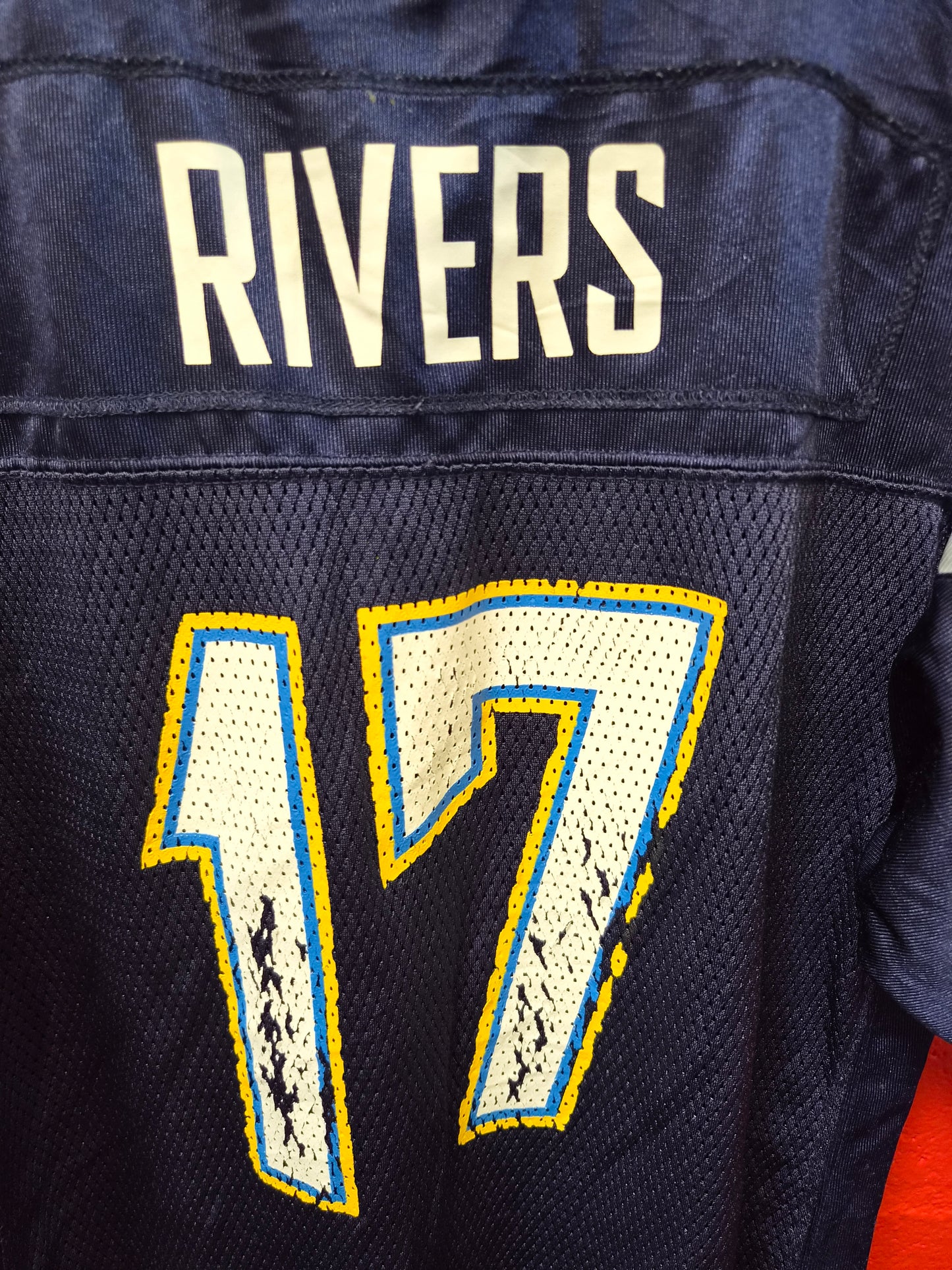 Youth Reebok Los Angeles/San Diego Chargers NFL Jersey, #17 Rivers, Navy, YXL