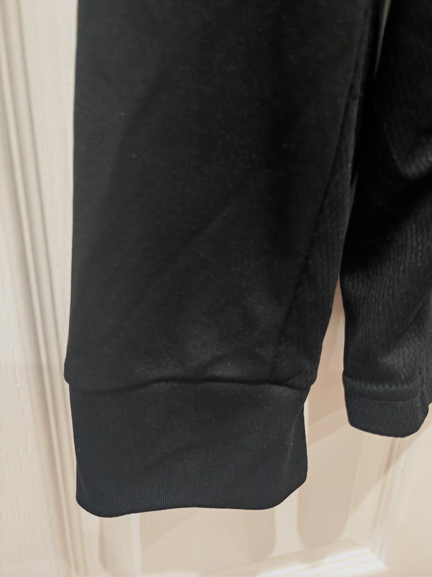 Adidas Full Zip Tracksuit Top, Black, Size Medium