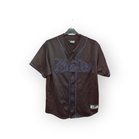 Majestic New York Yankees MLB Baseball Jersey, Black, Size XL