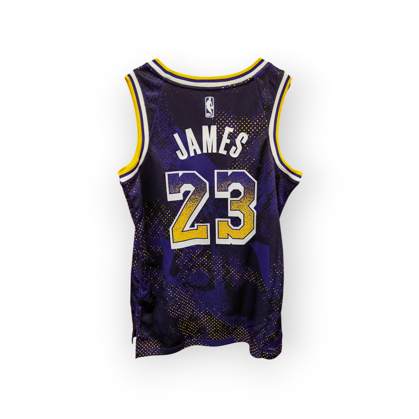 Nike Los Angeles Lakers Select Series NBA Jersey, #23 James, Purple, Size Small