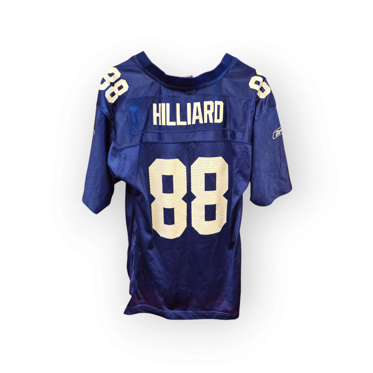 Youth Reebok New York Giants NFL Jersey, #88 Hillard, Blue, Size YL