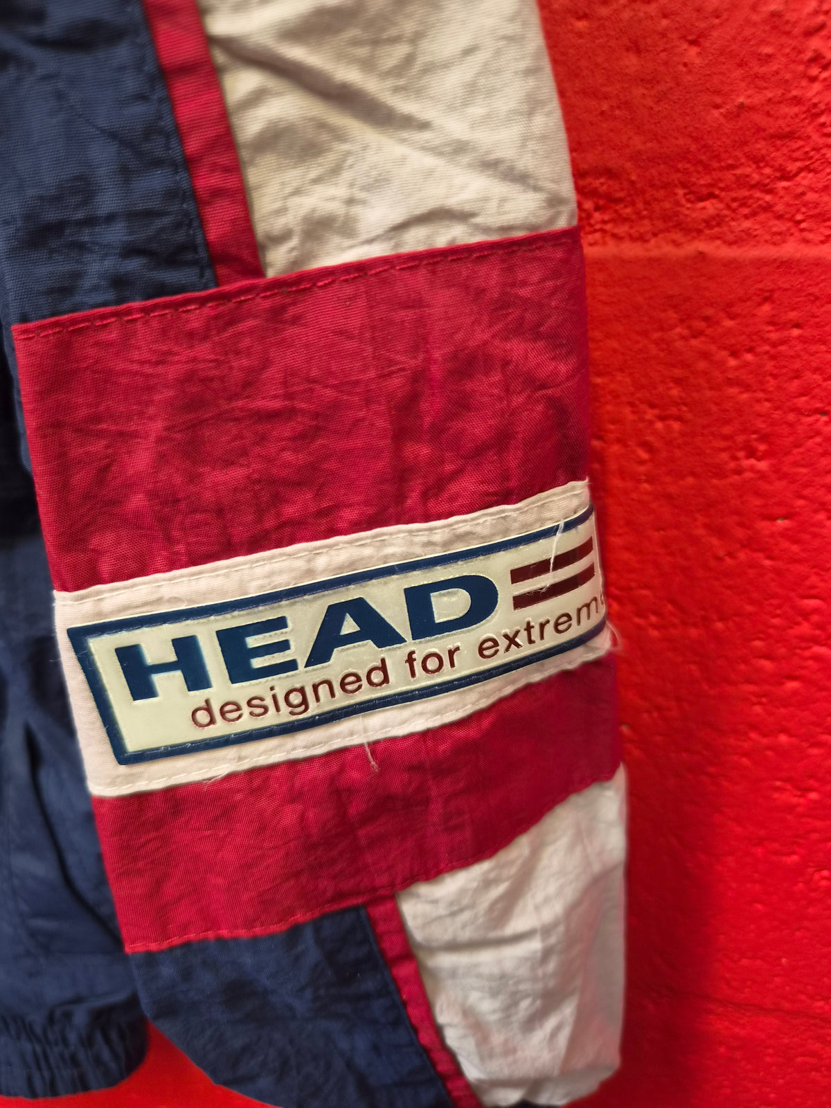 Youth Head Vintage Full Zip Track Jacket, Navy, Size YS