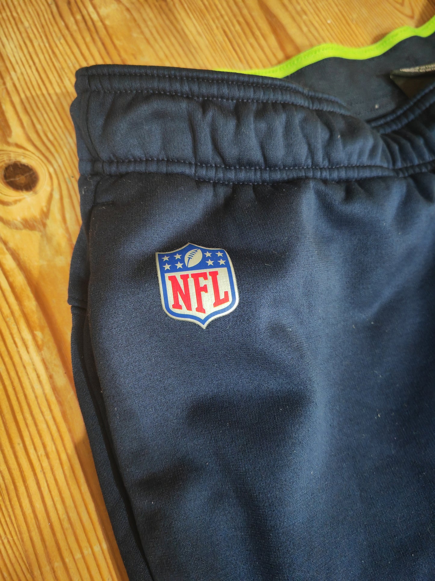 Nike Seattle Seahawks NFL Tracksuit Bottoms, Navy Blue, Size XL