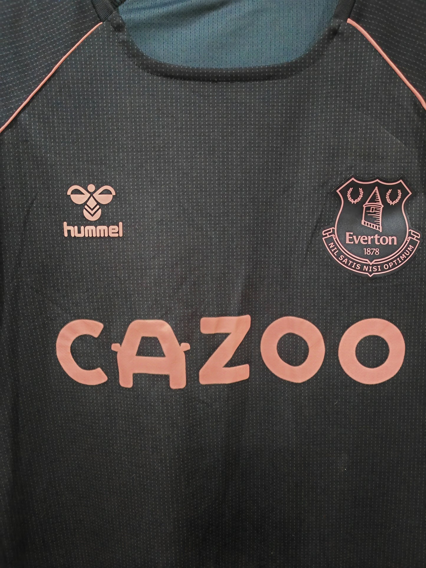 Hummel Everton FC 2020/21 Short Sleeve Training Shirt, Navy, Size XL