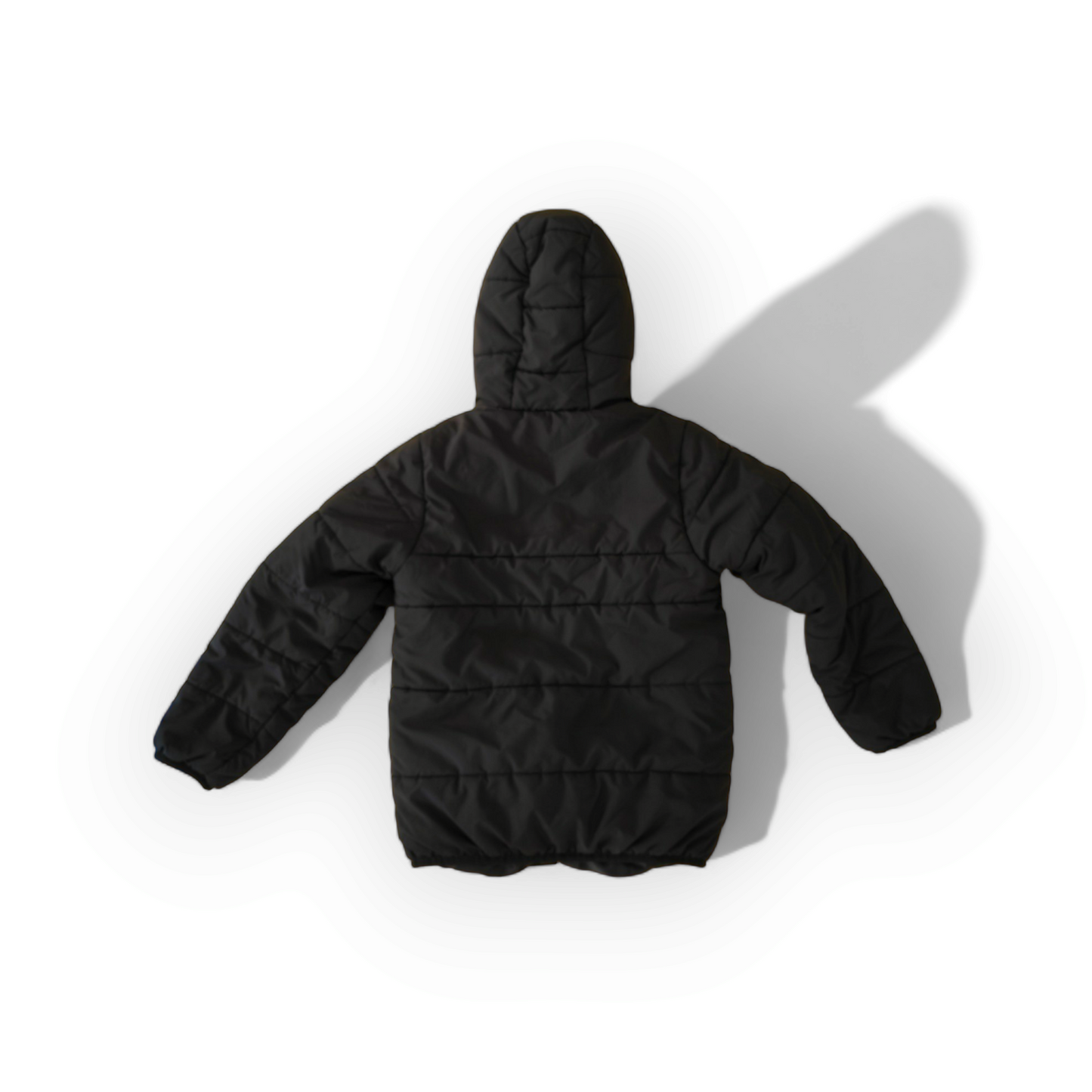 Youth Adidas Manchester United Thick Full Zip Hooded Coat, Black, Size 8-9 Years
