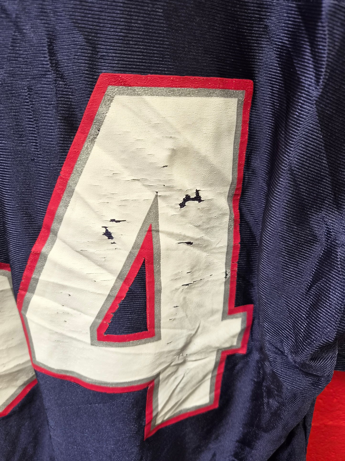 NFL New England Patriots Jersey, #54 Bruschi, Navy, Size Medium