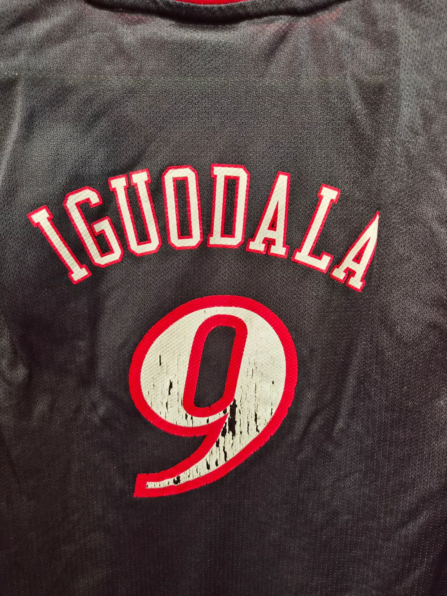 Youth Adidas Philadelphia 76ers NBA jersey, #9 Iguodala, Black, Size YXL
