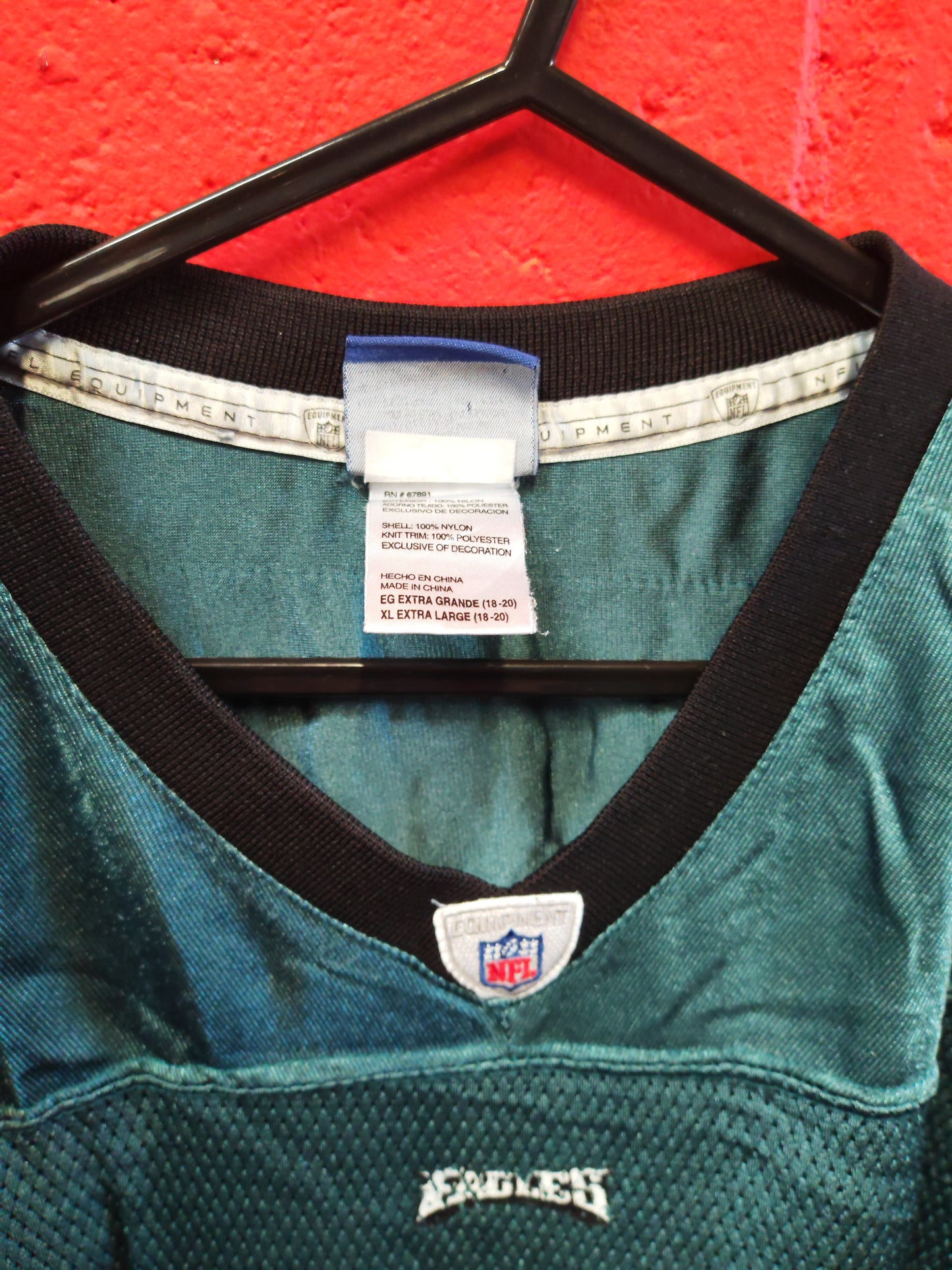 Youth Reebok Philadelphia Eagles NFL Jersey, #25 McCoy, Green, Size YXL