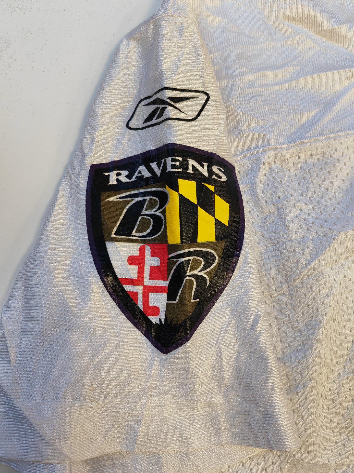 Youth Reebok Baltimore Ravens NFL Jersey, #9 McNair, White, Size YXL
