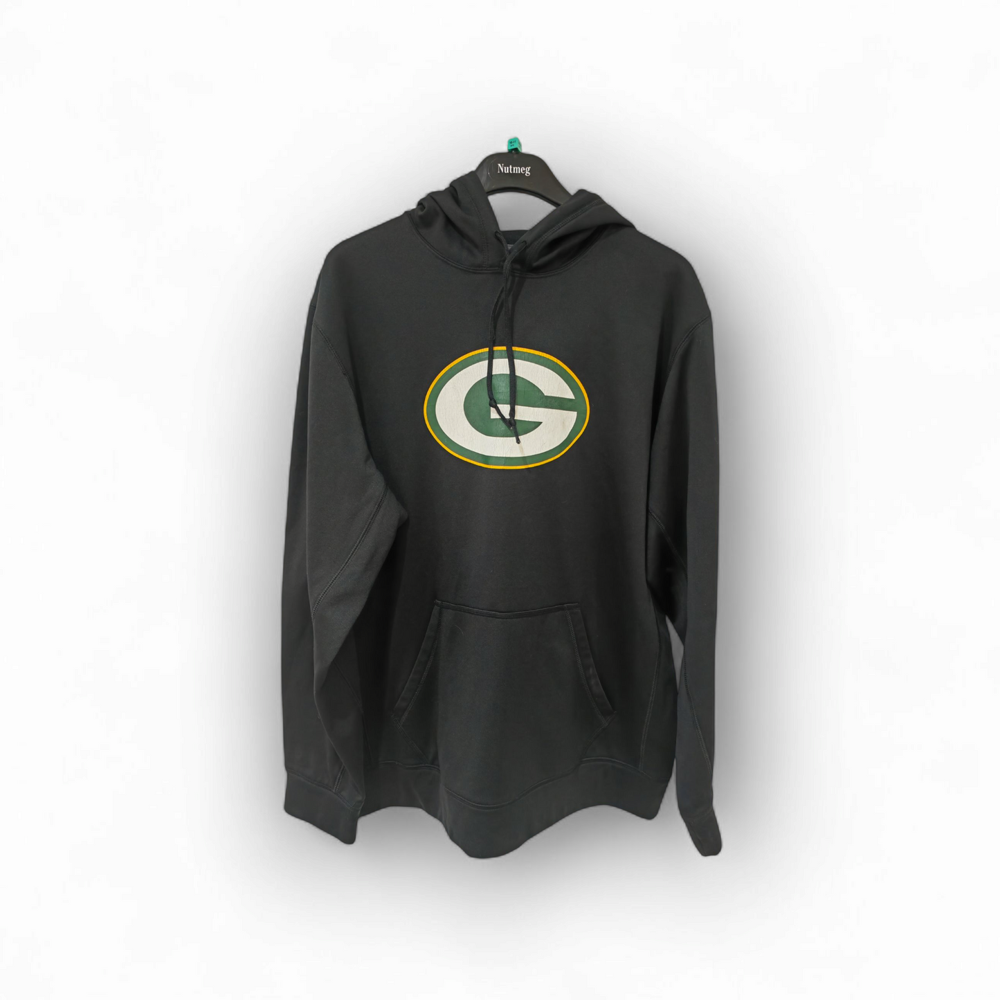 Nike Green Bay Packers NFL Pullover Hoodie, Black, Size Large