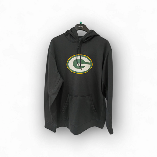 Nike Green Bay Packers NFL Pullover Hoodie, Black, Size Large