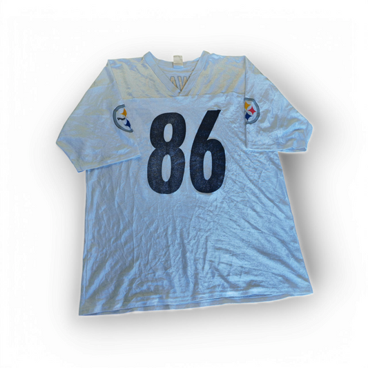 NFL Pittsburgh Steelers Jersey, #86 Ward, White, Size XL