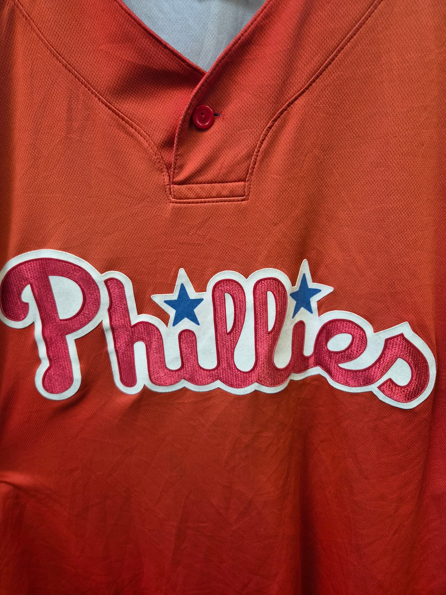 Majestic Philadelphia Philles MLB Jersey W/ 2008 World Series Patch, Size XXL