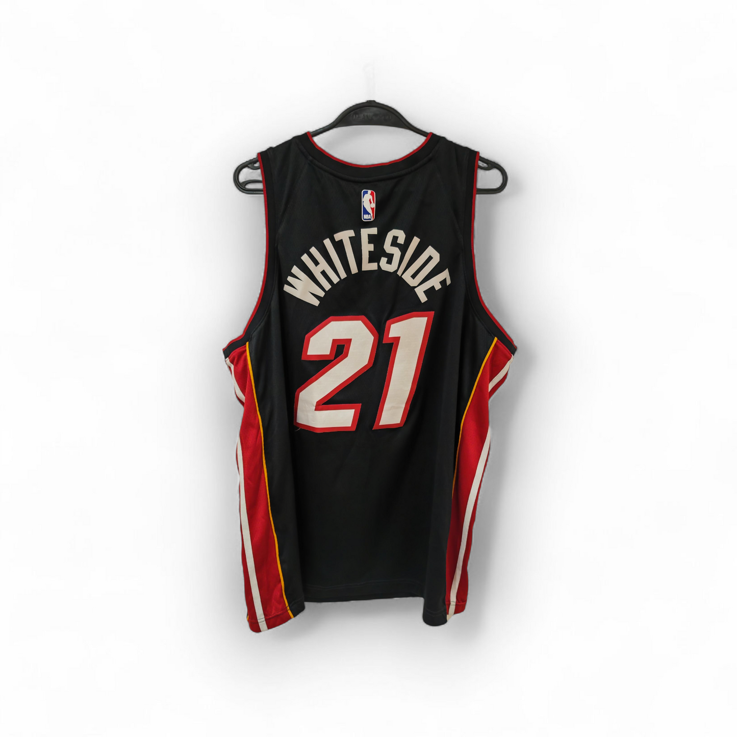 Nike Miami Heat NBA Jersey, #21 Whiteside, Black, Size XL