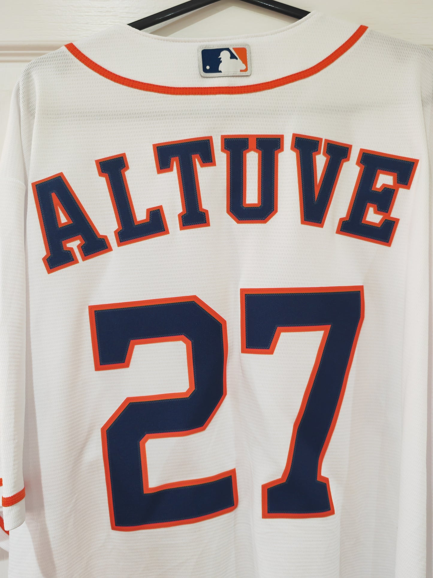 Nike Houston Astros MLB Jersey, #27 Altuve, White, Size XL