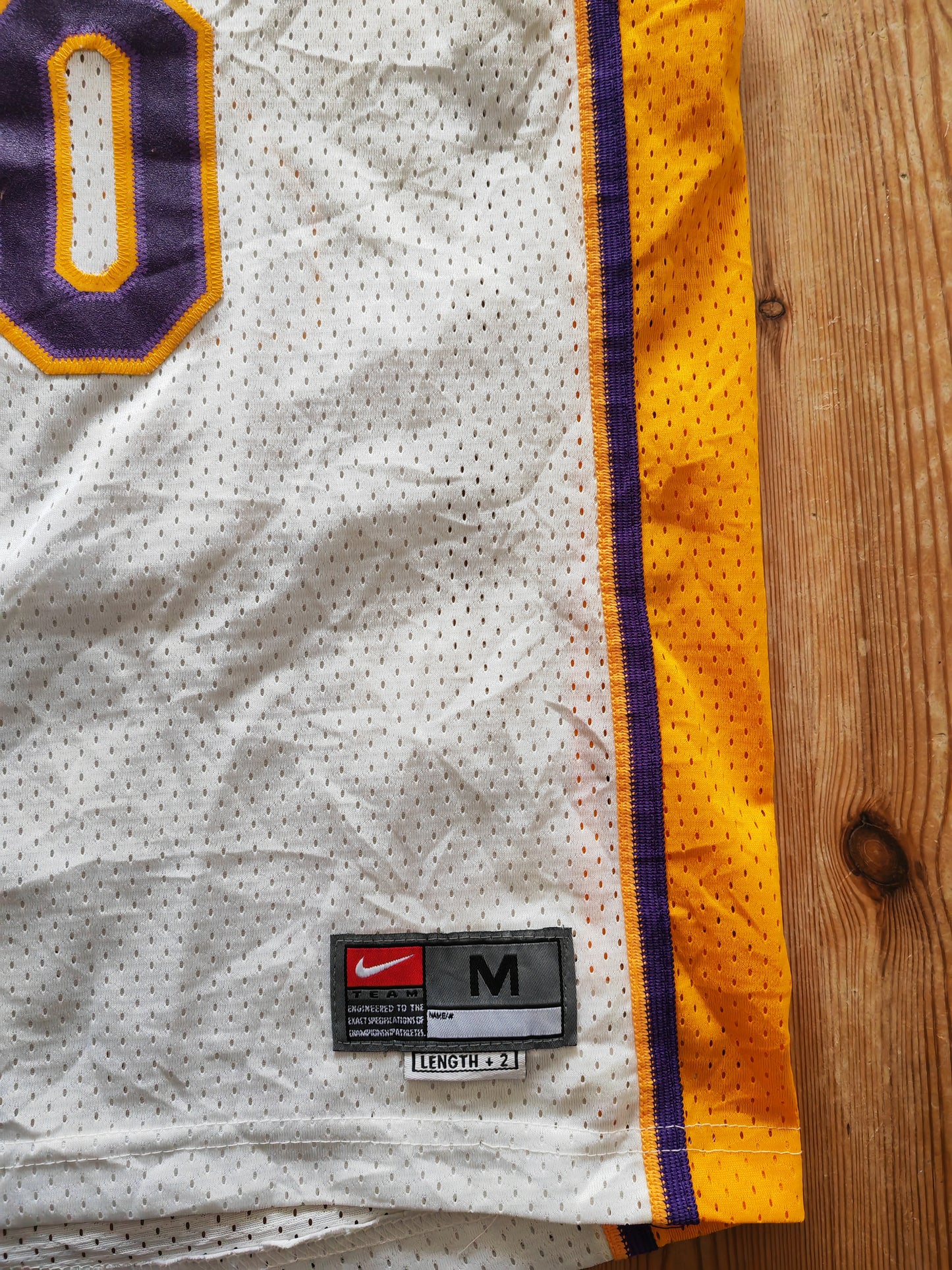 Youth Nike Los Angeles Lakers NBA Jersey, #20 Payton, White, Size YM +2 Length
