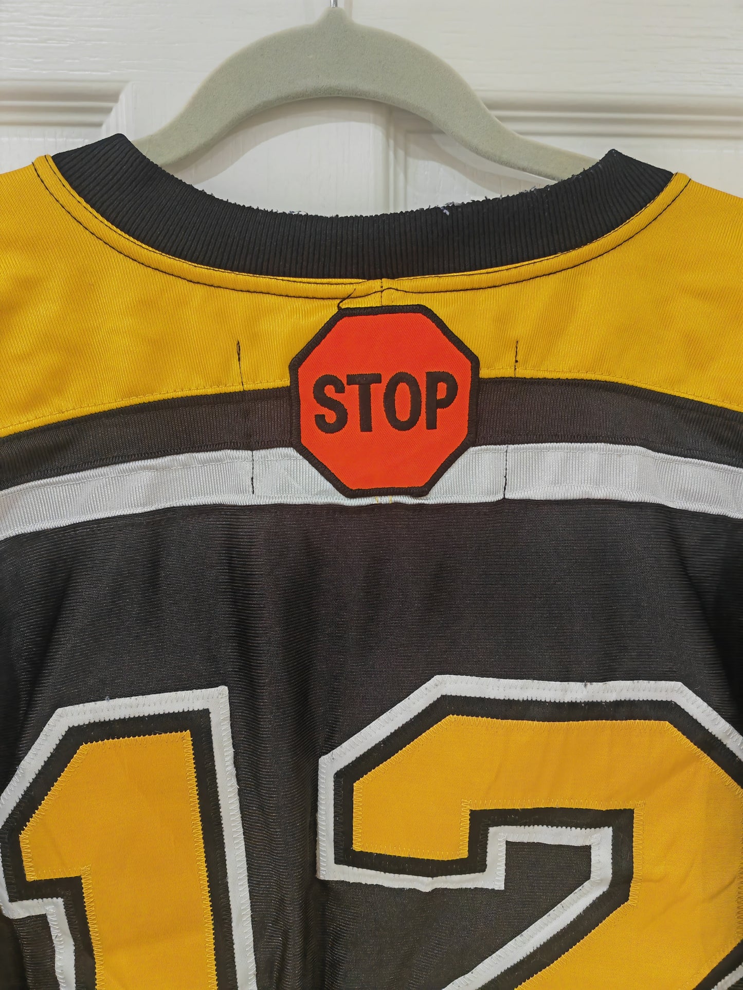 Gemini Burnsville High School Blaze Hockey Jersey, #12, Black, Size Large