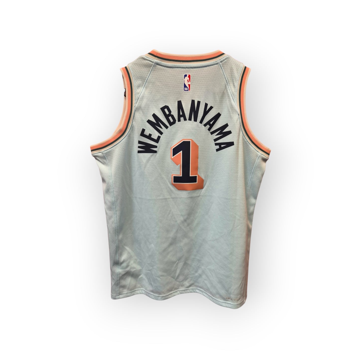 Youth Nike San Antonio Spurs NBA City Edition Jersey, #1 Wembanyama, Size YL