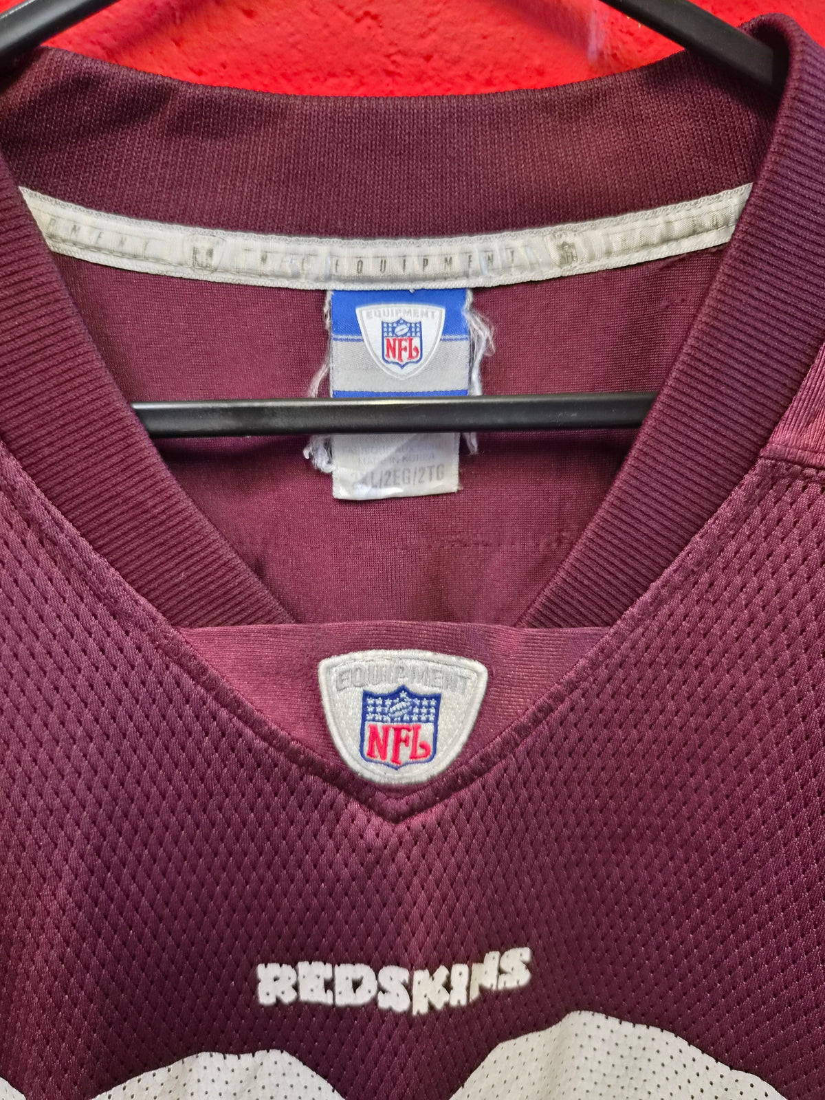 Women's Washington Redskins/Commanders NFL Jersey, #28 D.Green, Maroon, Size XXL