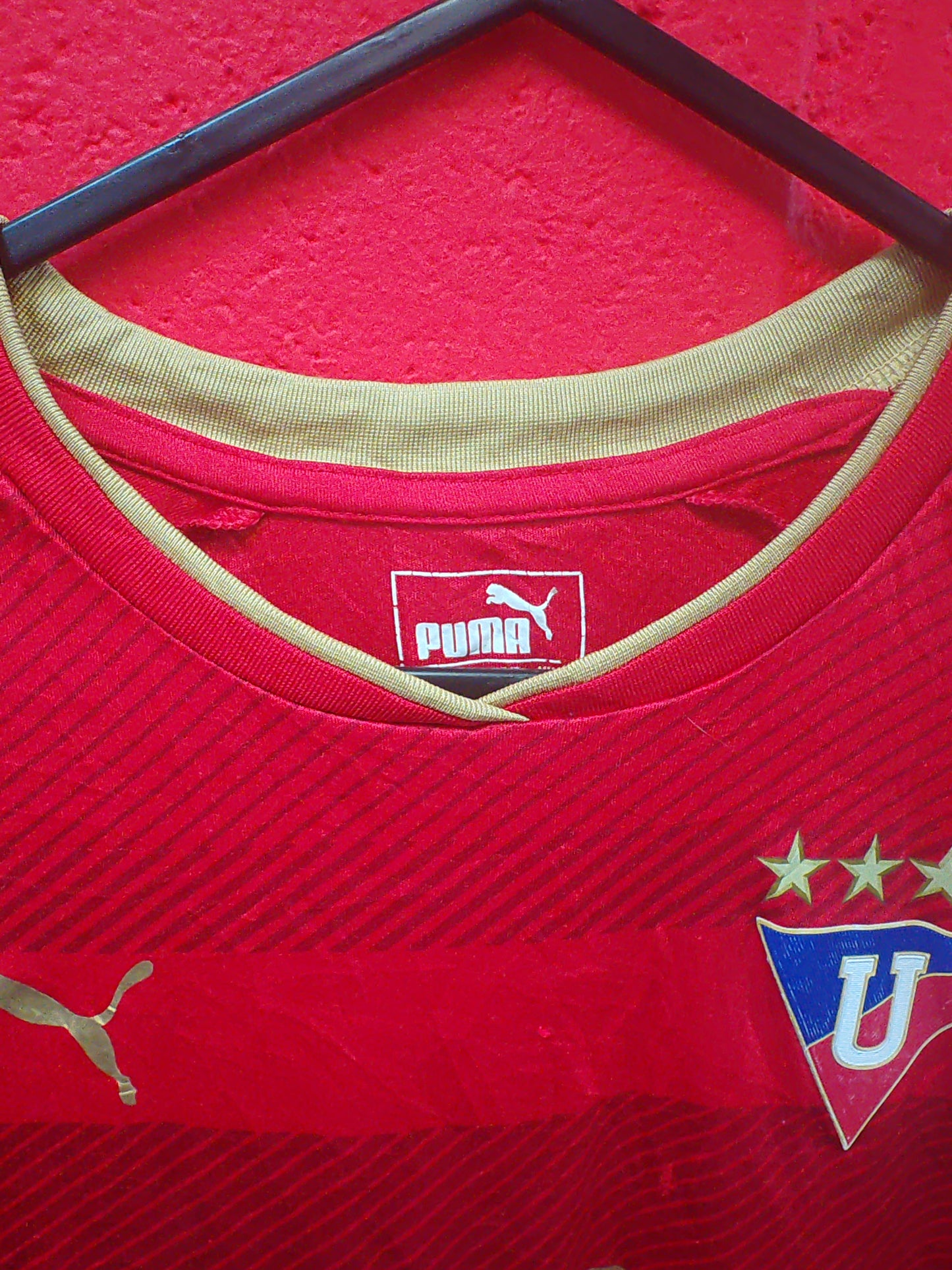 Puma LDU Quito 2019 Away Jersey, Red, Size Small