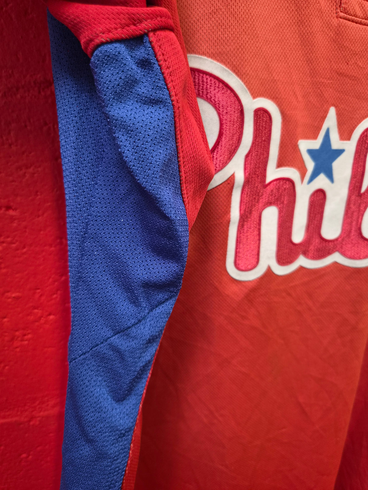 Majestic Philadelphia Philles MLB Jersey W/ 2008 World Series Patch, Size XXL