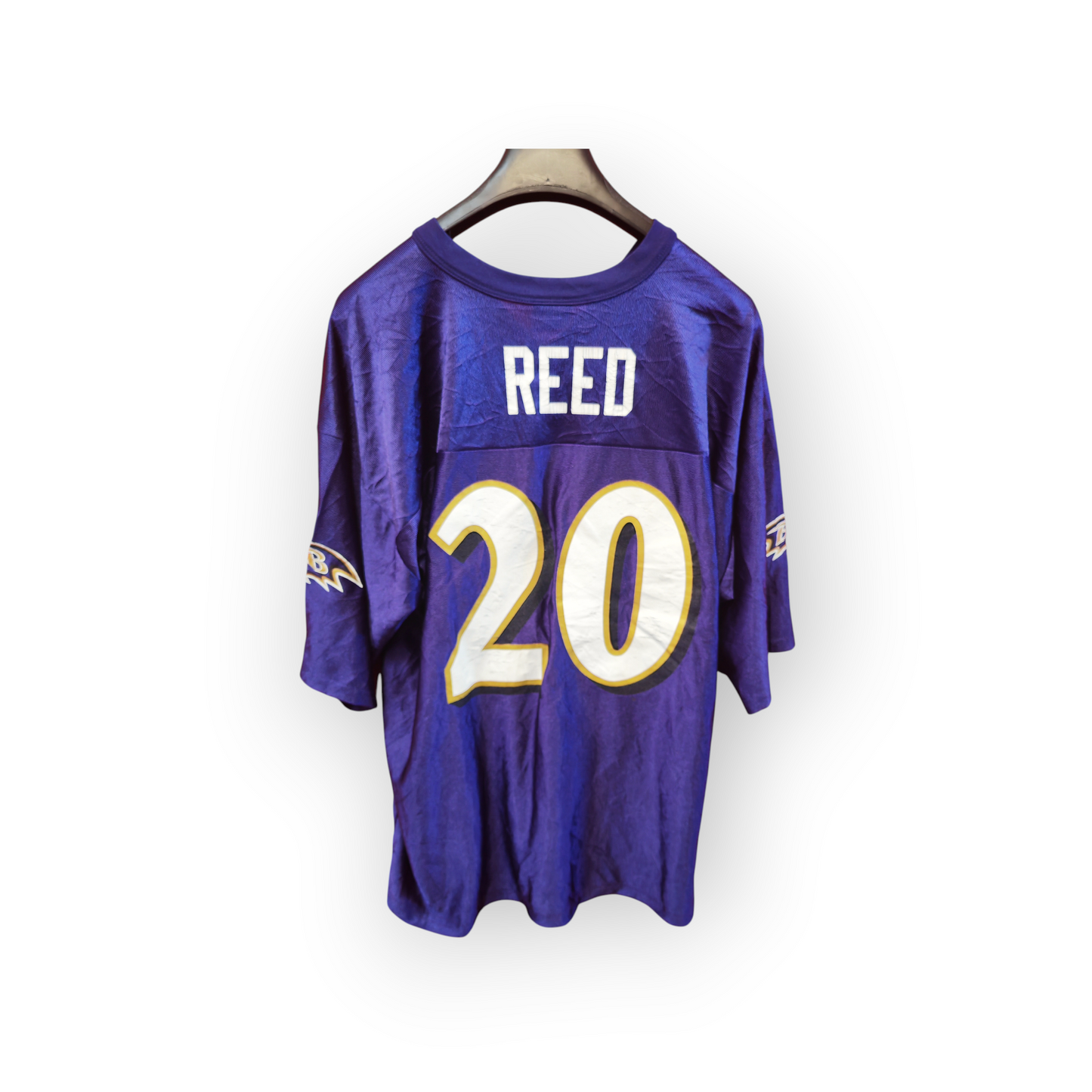 NFL Apparel Baltimore Ravens NFL Jersey, #20 Reed, Purple, Size Large